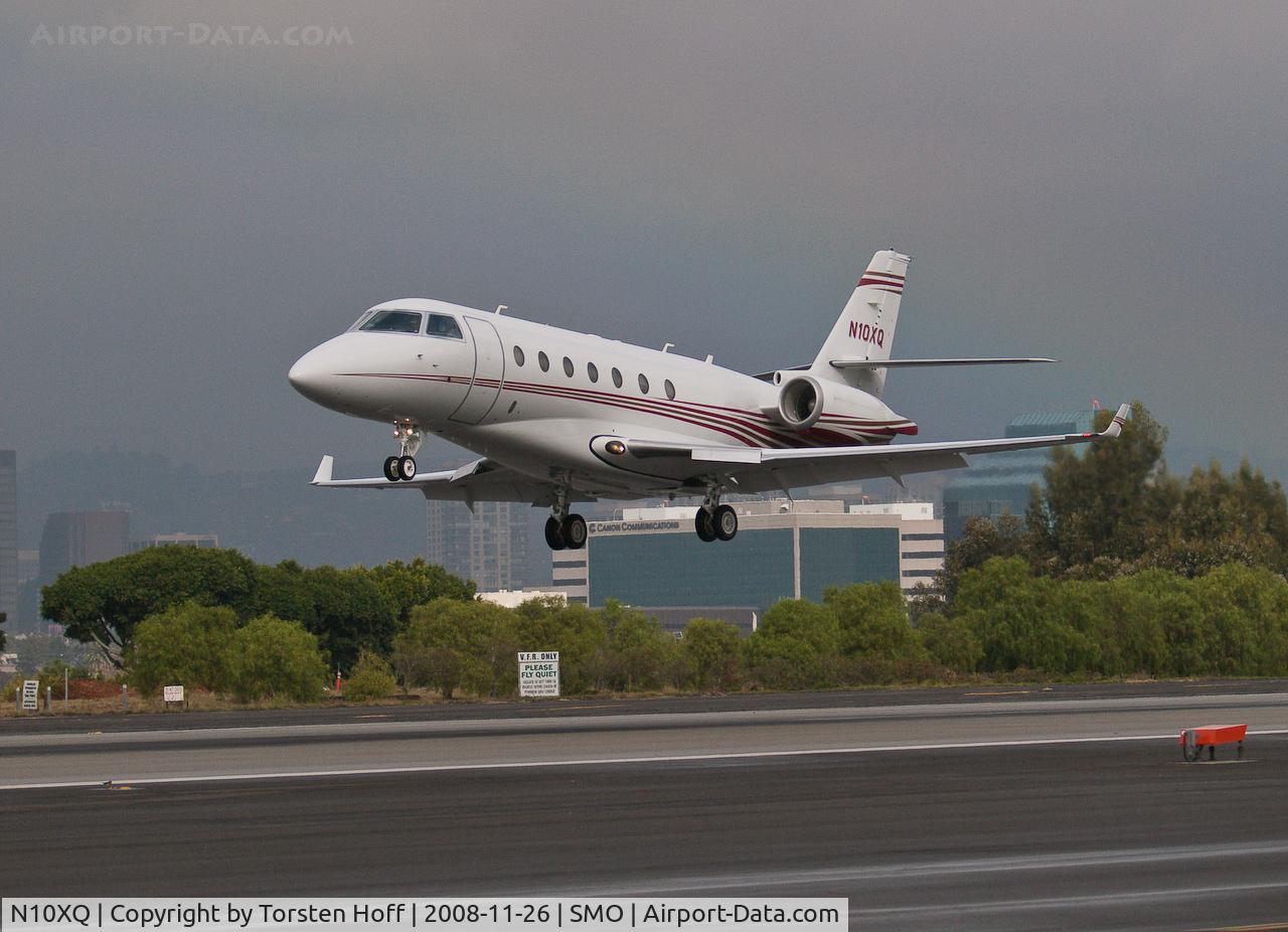 N10XQ, 2007 Israel Aircraft Industries Gulfstream 200 C/N 169, N10XQ arriving on RWY 21