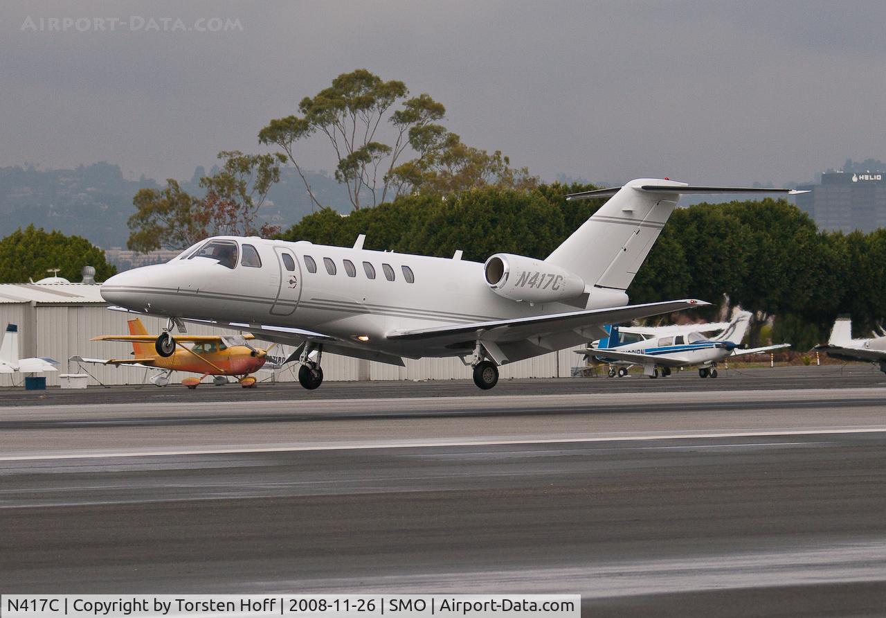 N417C, 2005 Cessna 525B CitationJet CJ3 C/N 525B0006, N417C arriving on RWY 21