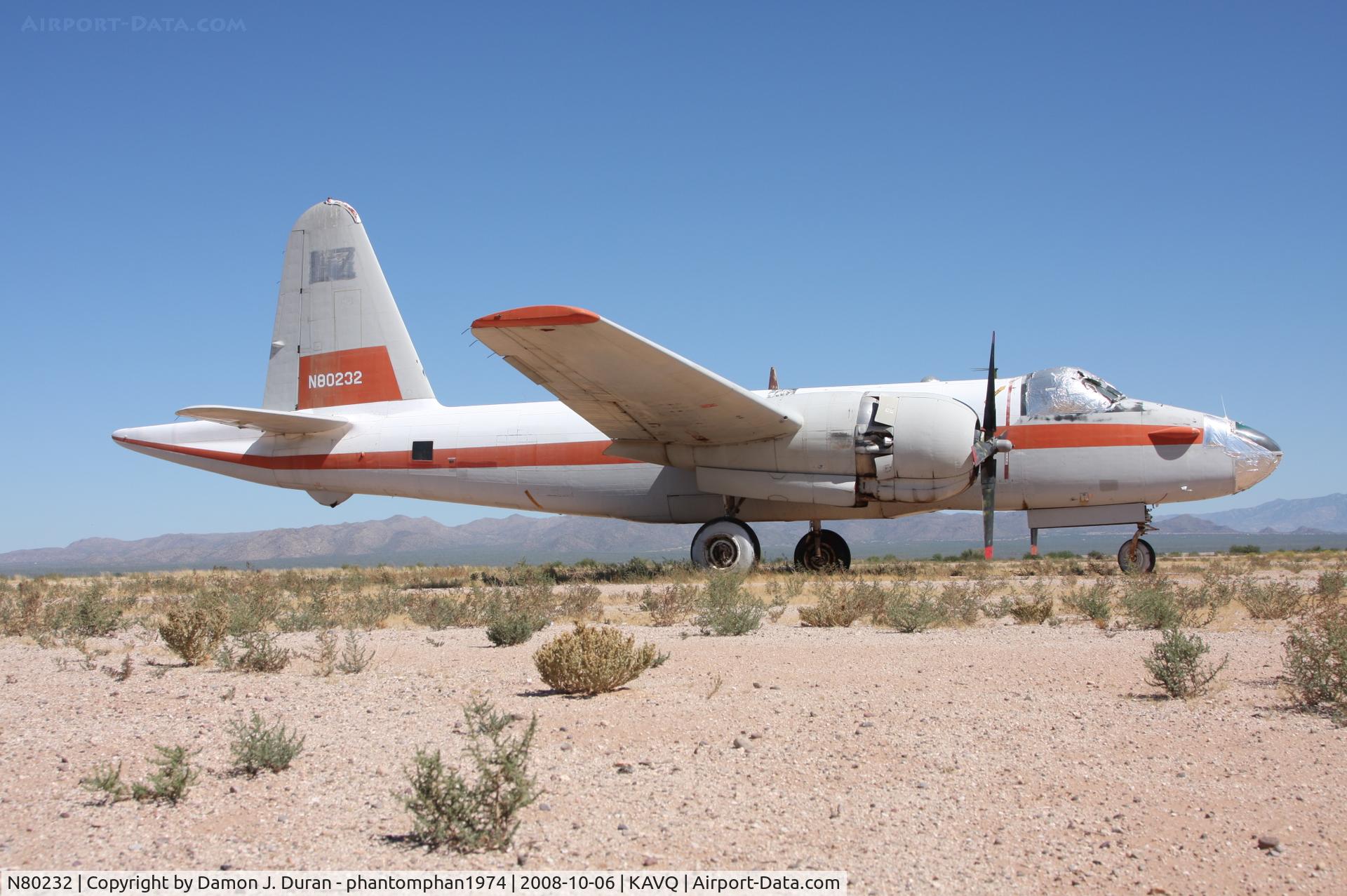 N80232, 1991 Lockheed SP-2H (P2V-7S) Neptune C/N 726-7198, In storage at Marana Regional Airport aka:Avra Valley Airport