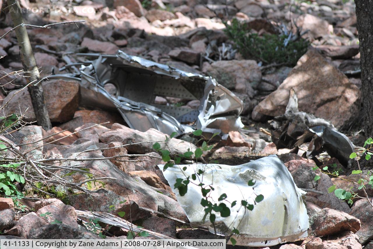 41-1133, 1941 Consolidated B-24D Liberator C/N 73, The remains of a B-24D that crashed on April 22, 1942 on Trail Peak in what is now the Philmont Scout Ranch, New Mexico.