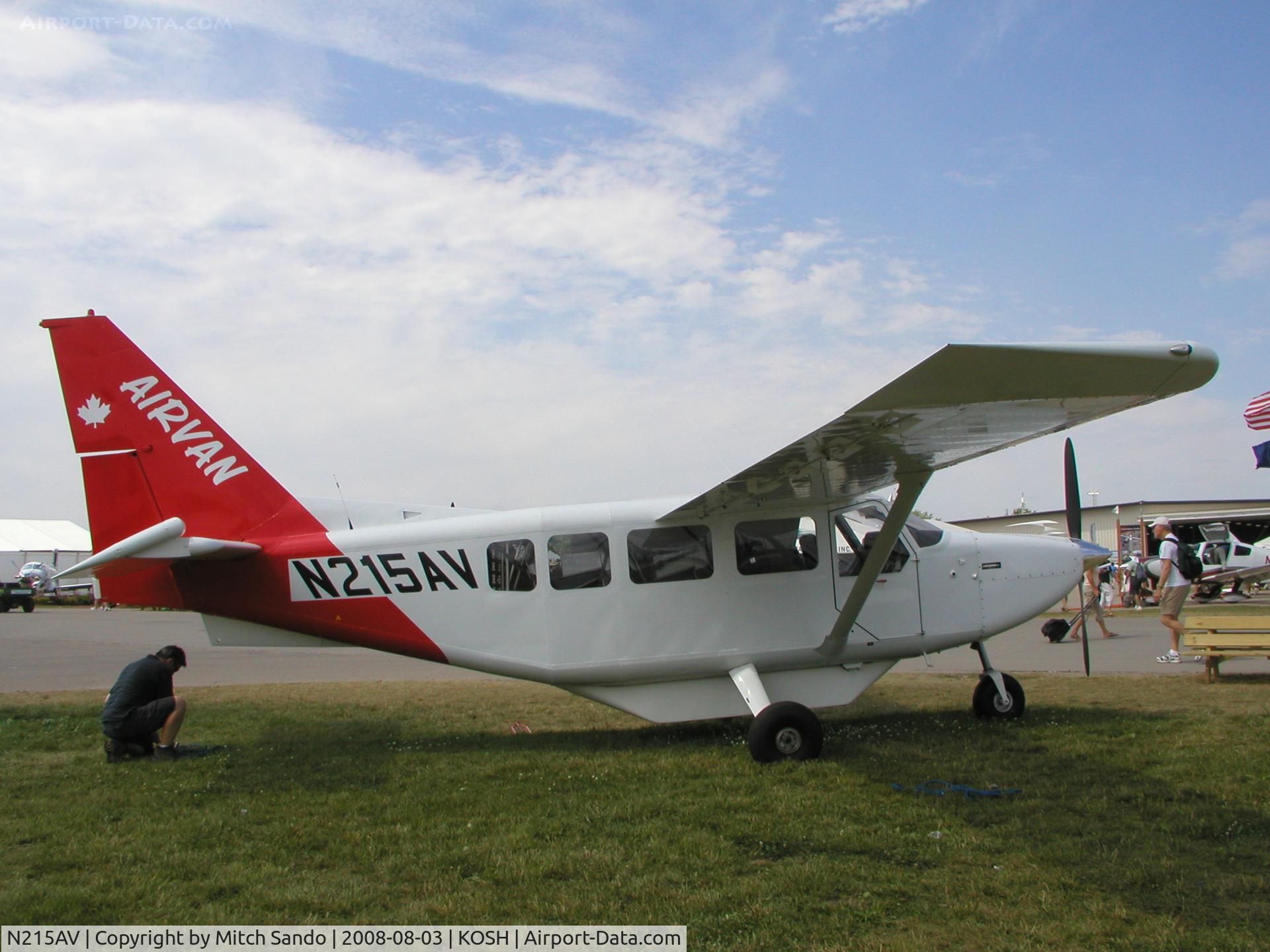 N215AV, 2002 Gippsland GA-8 Airvan C/N GA8-02-015, EAA AirVenture 2008.