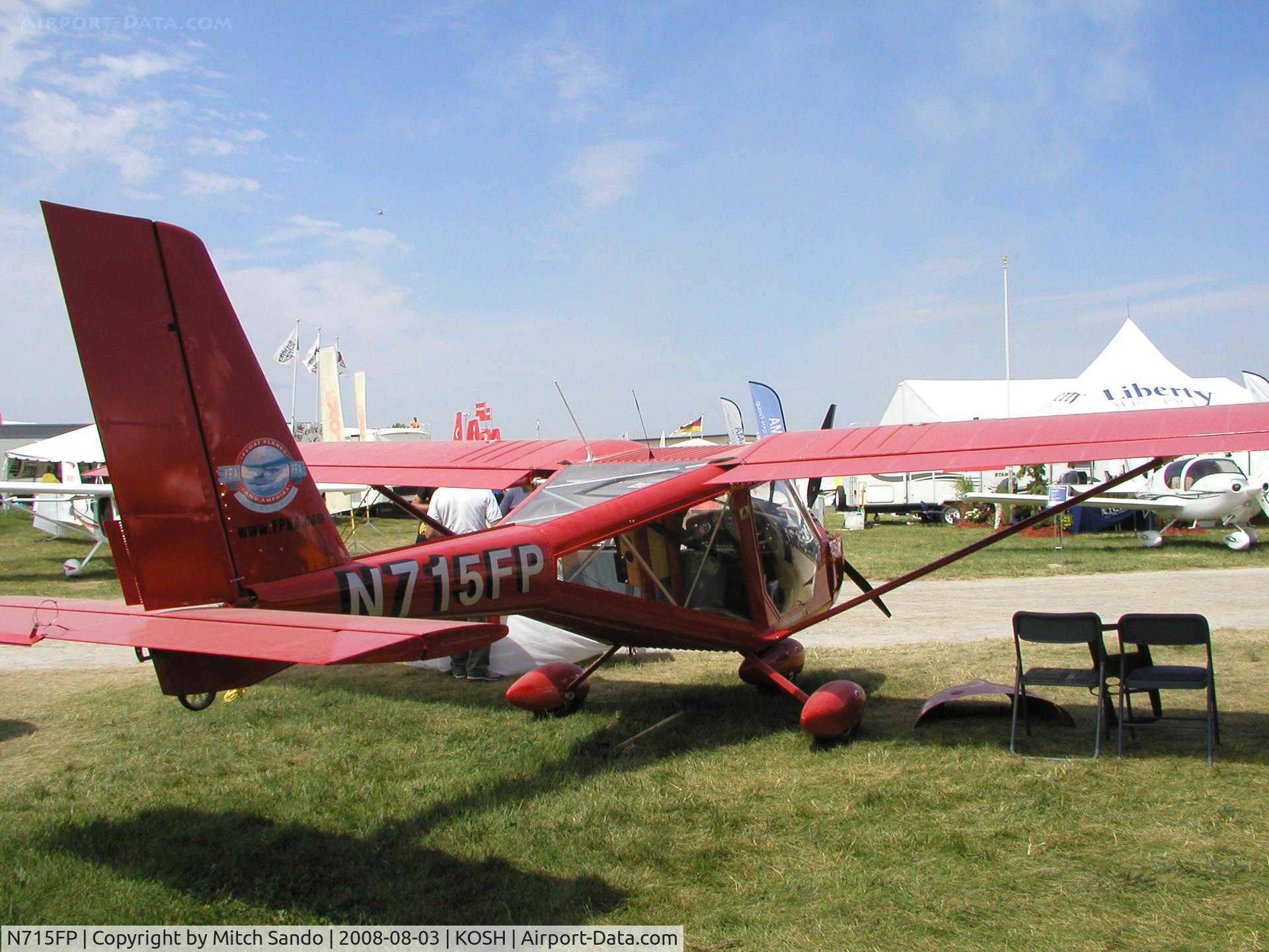 N715FP, 2008 Aeroprakt A-22 Valor C/N 242, EAA AirVenture 2008.