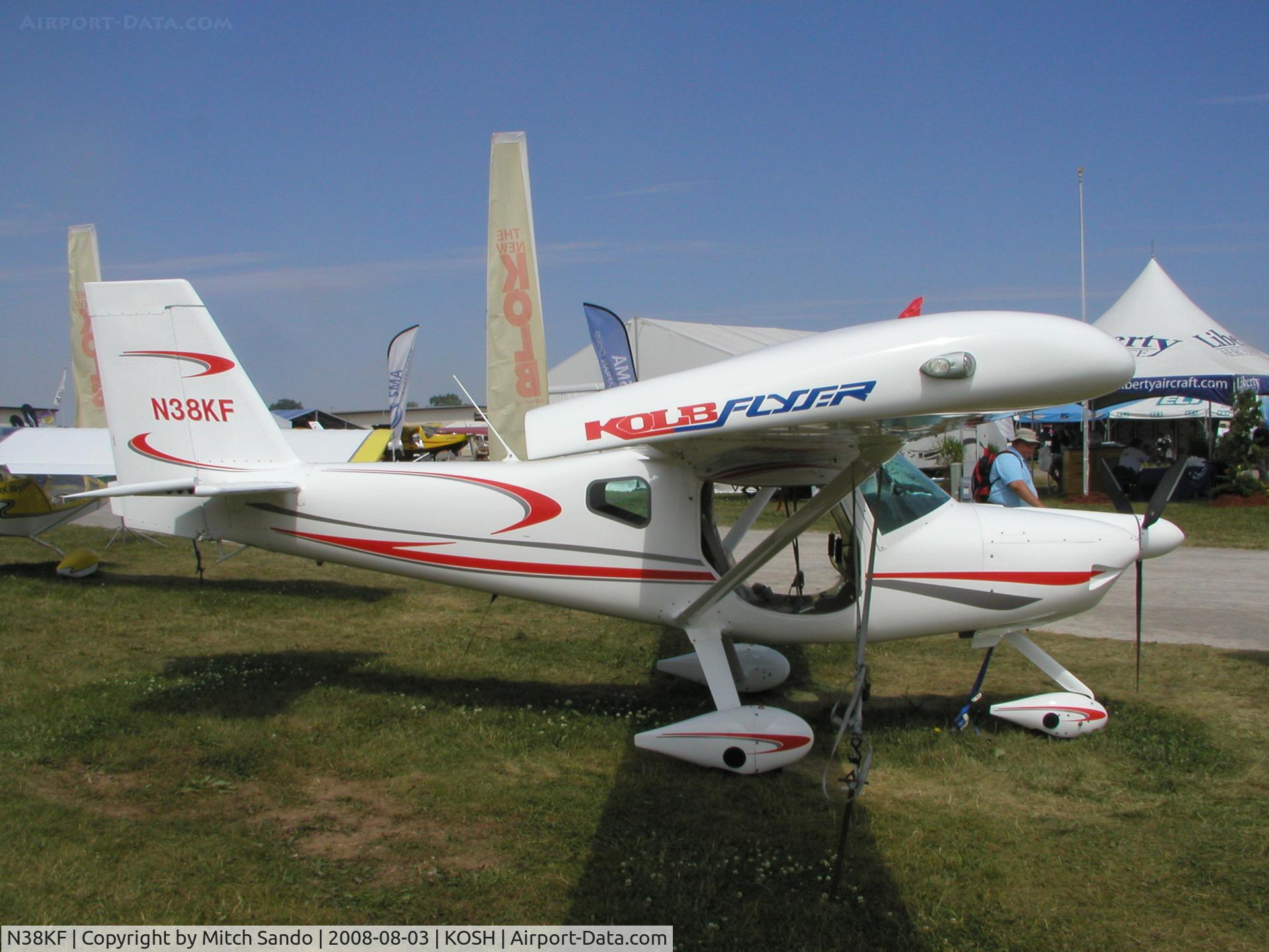 N38KF, 2008 Kolb Flyer SS C/N KF-1561, EAA AirVenture 2008.