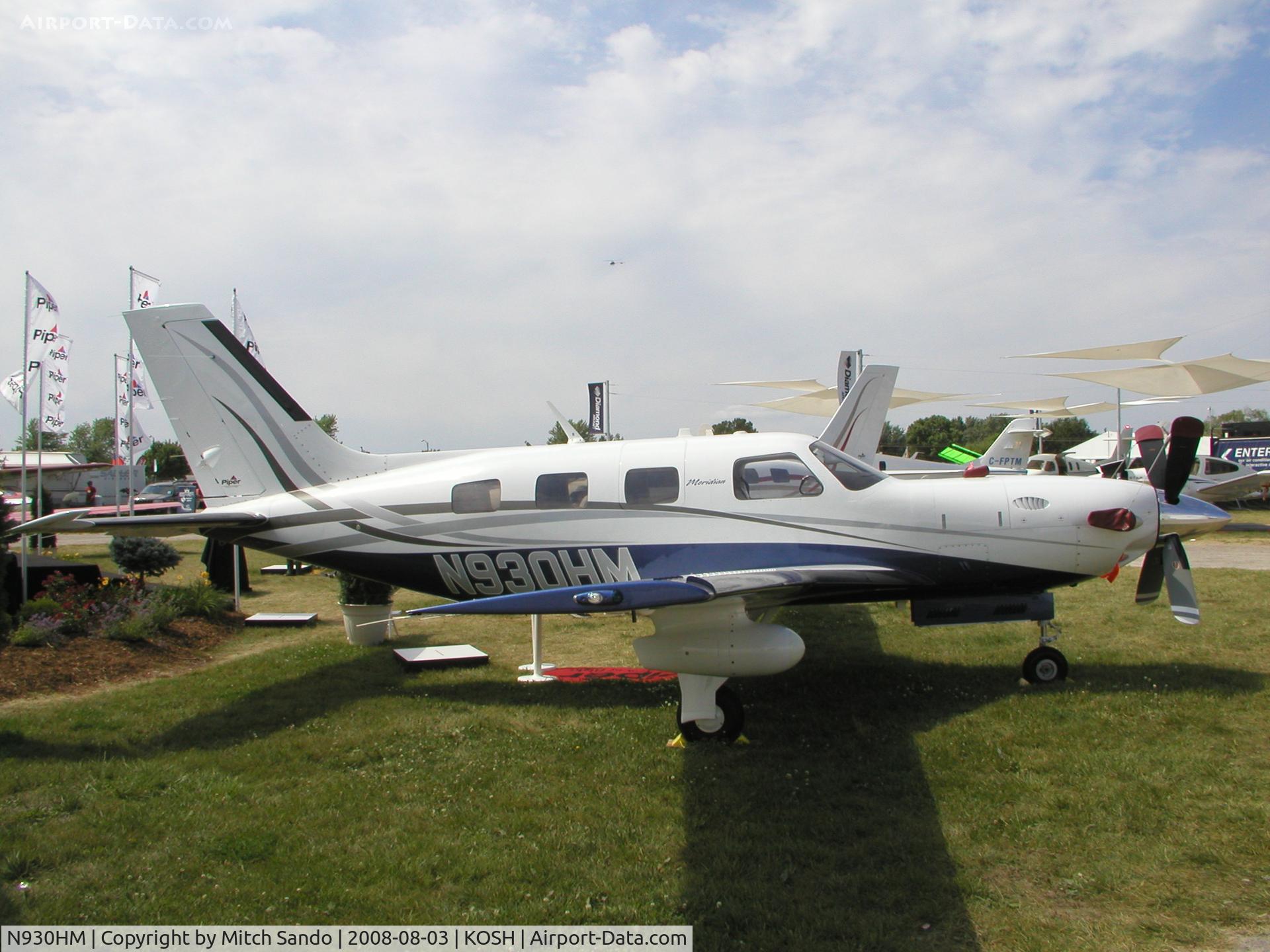 N930HM, 2005 Piper PA-46-500TP C/N 4697236, EAA AirVenture 2008.