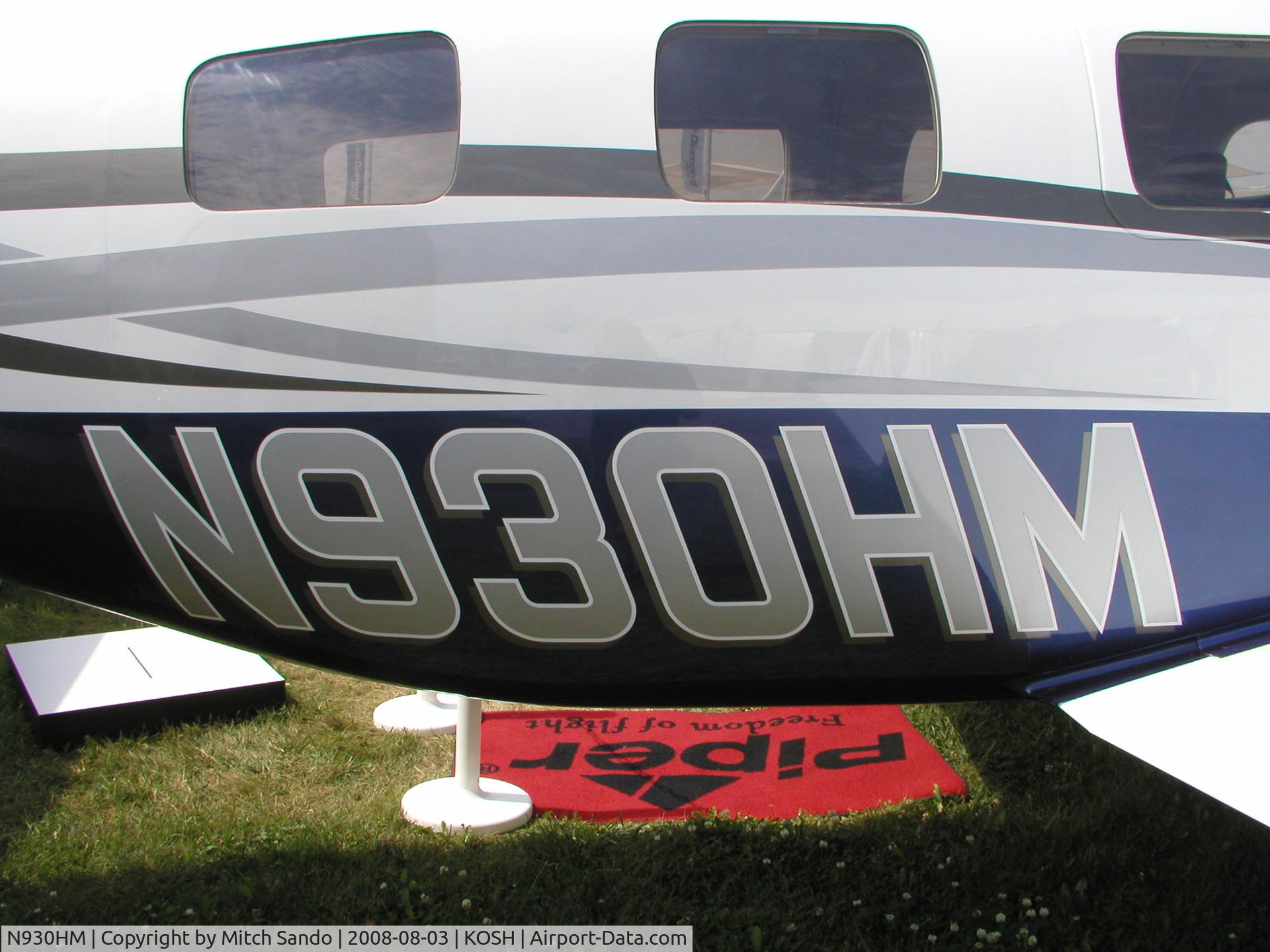 N930HM, 2005 Piper PA-46-500TP C/N 4697236, EAA AirVenture 2008.