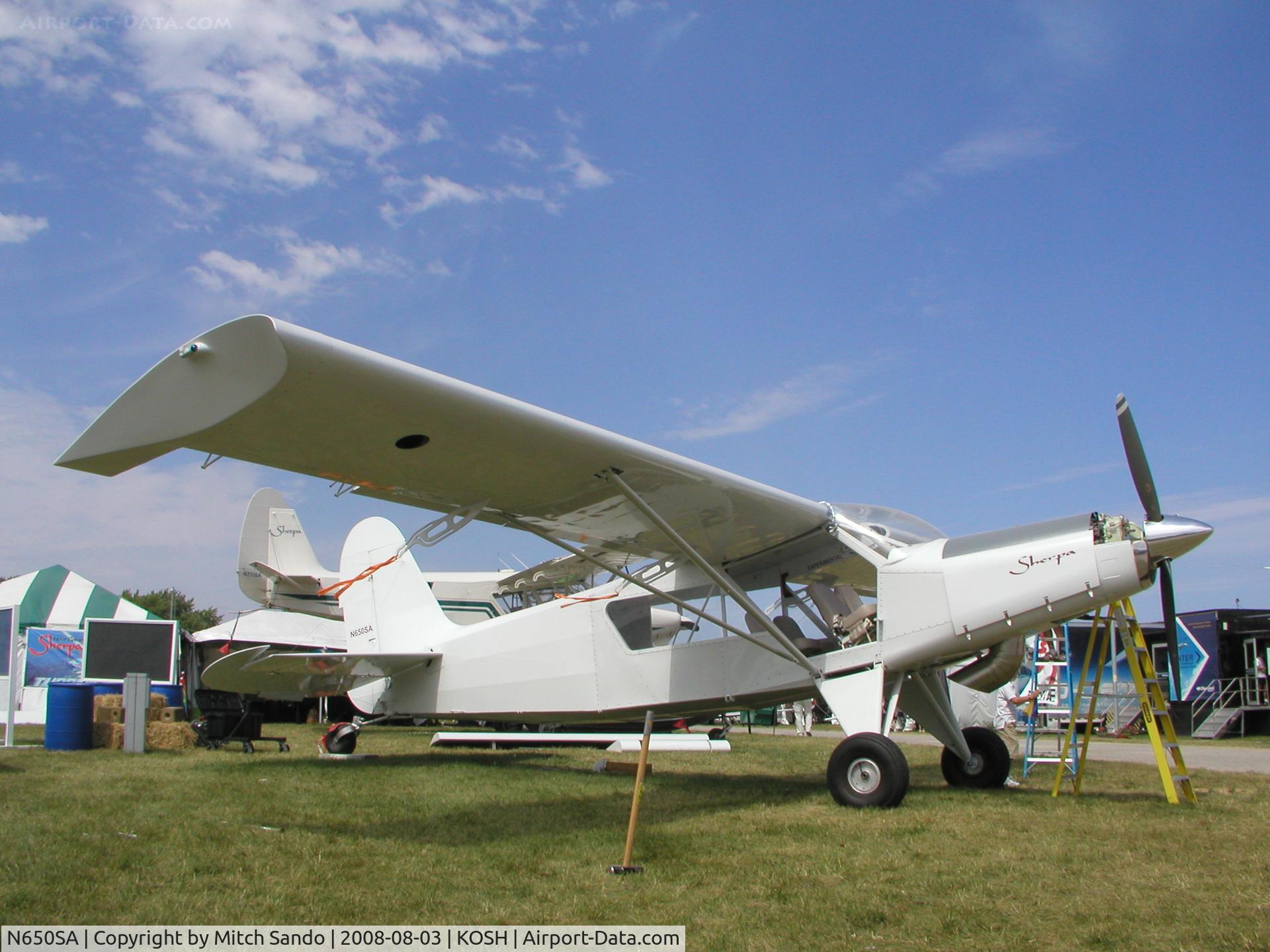 N650SA, Sherpa K650T Turbine C/N 0001, EAA AirVenture 2008.