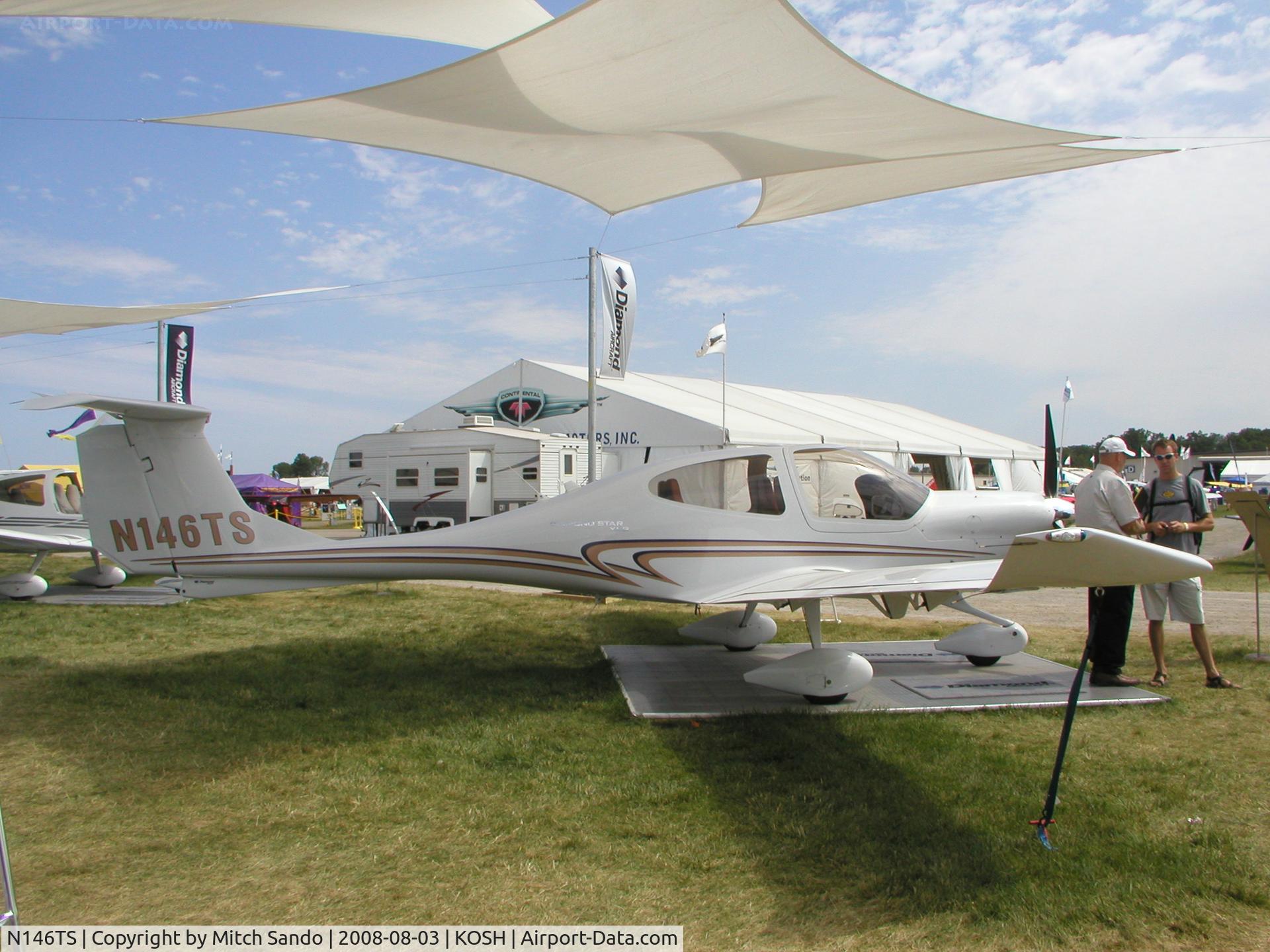 N146TS, 2008 Diamond DA-40 Diamond Star C/N 40.970, EAA AirVenture 2008.