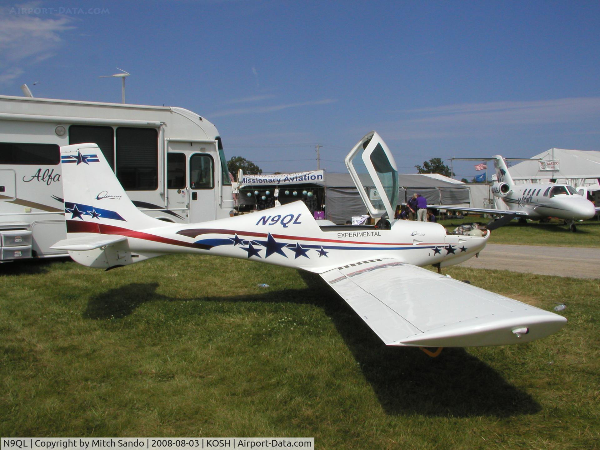 N9QL, 2007 Quasar 214SL C/N 009, EAA AirVenture 2008.