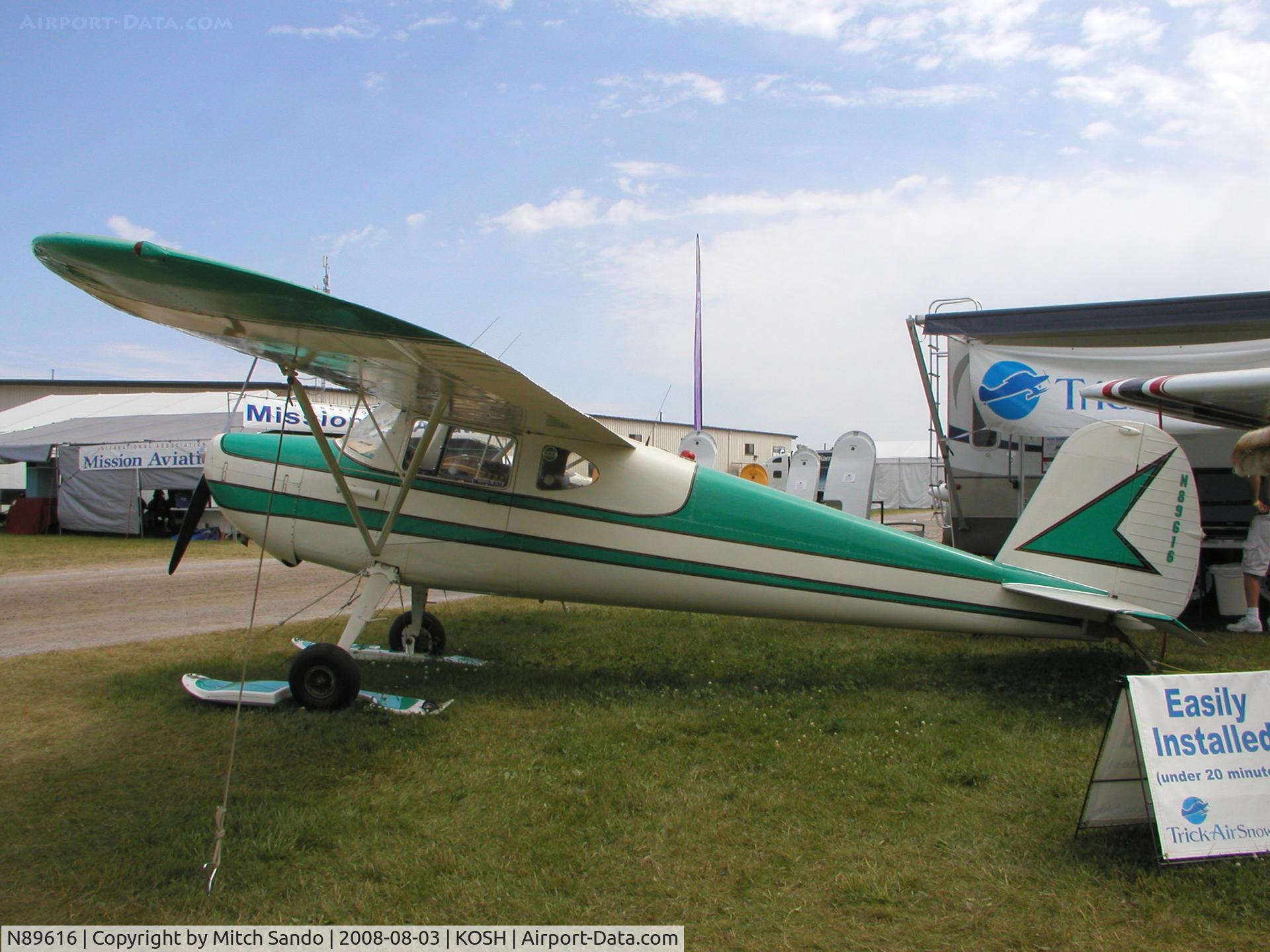 N89616, 1946 Cessna 140 C/N 8663, EAA AirVenture 2008.