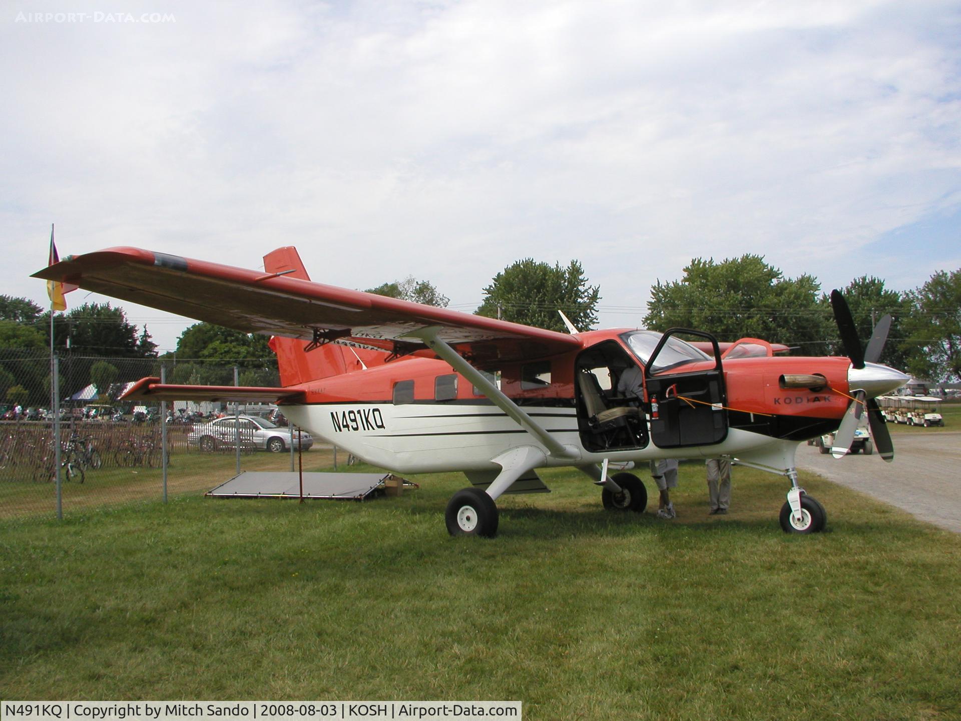 N491KQ, 2007 Quest Kodiak 100 C/N 100-0001, EAA AirVenture 2008.