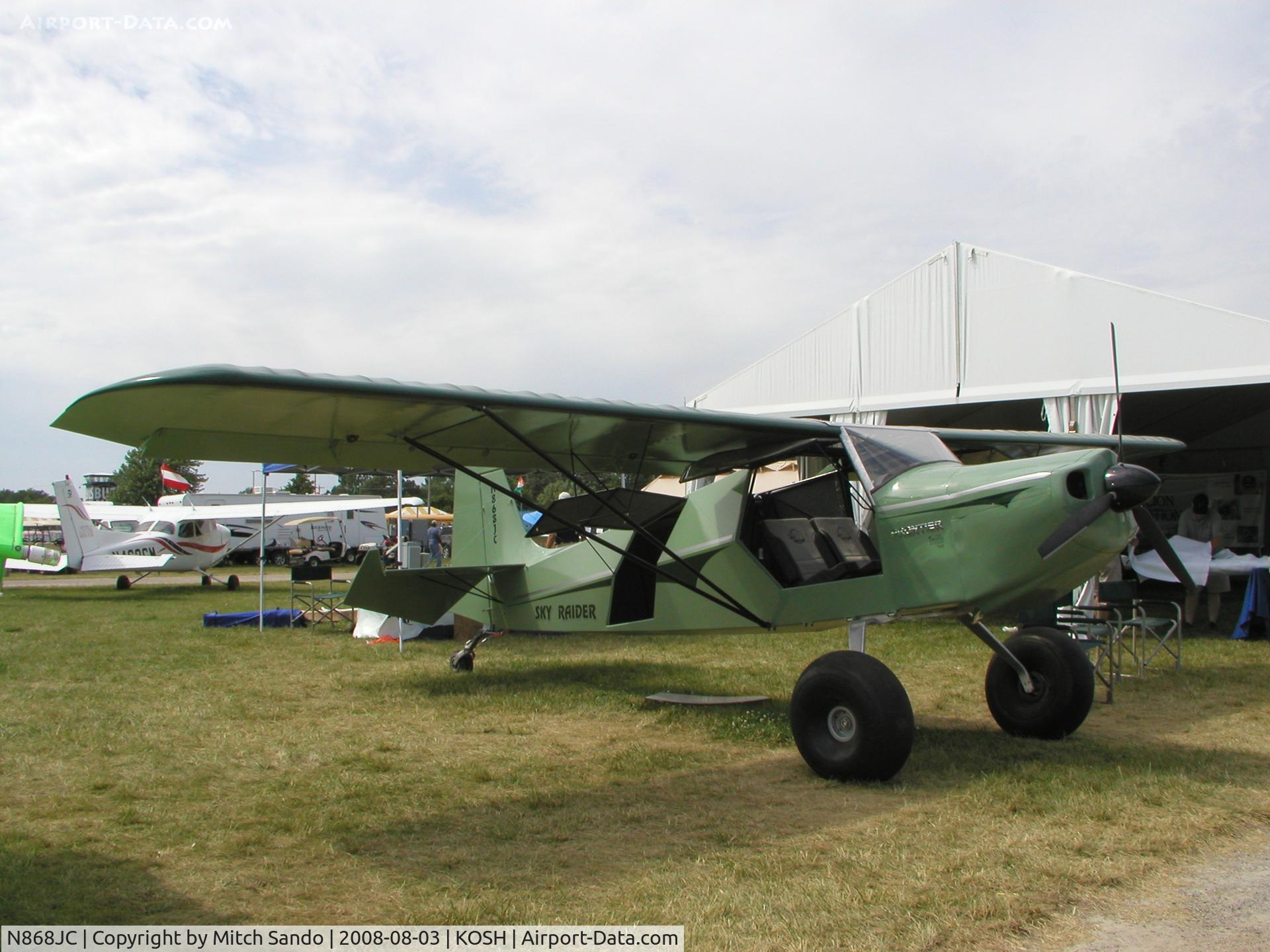 N868JC, 2008 Caldwell John L FRONTIER C/N 00108, EAA AirVenture 2008.