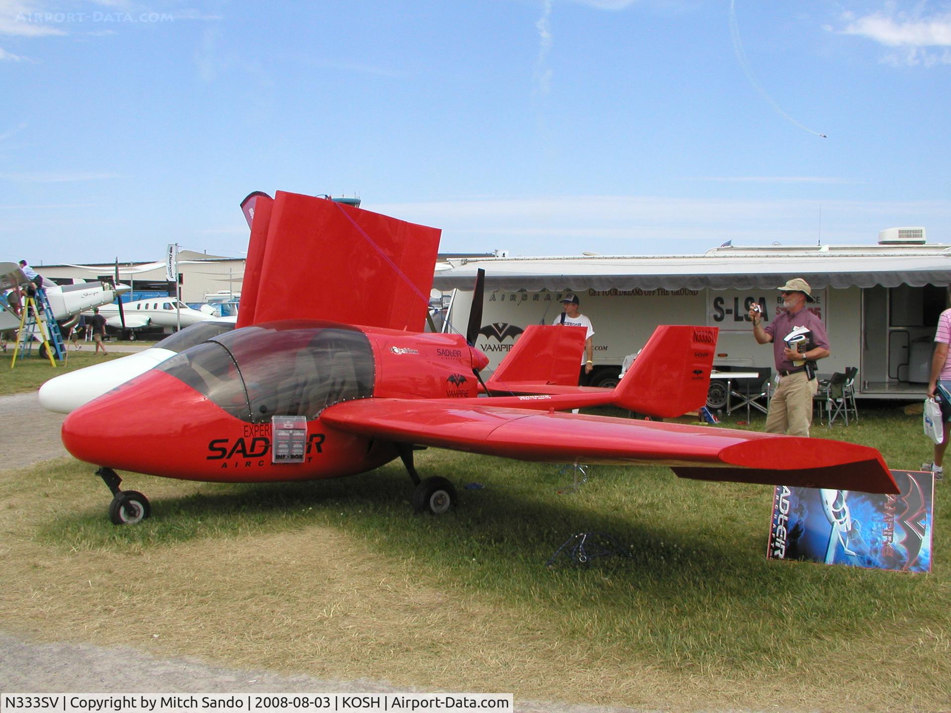 N333SV, 2007 American Microflight Vampire C/N 054, EAA AirVenture 2008.