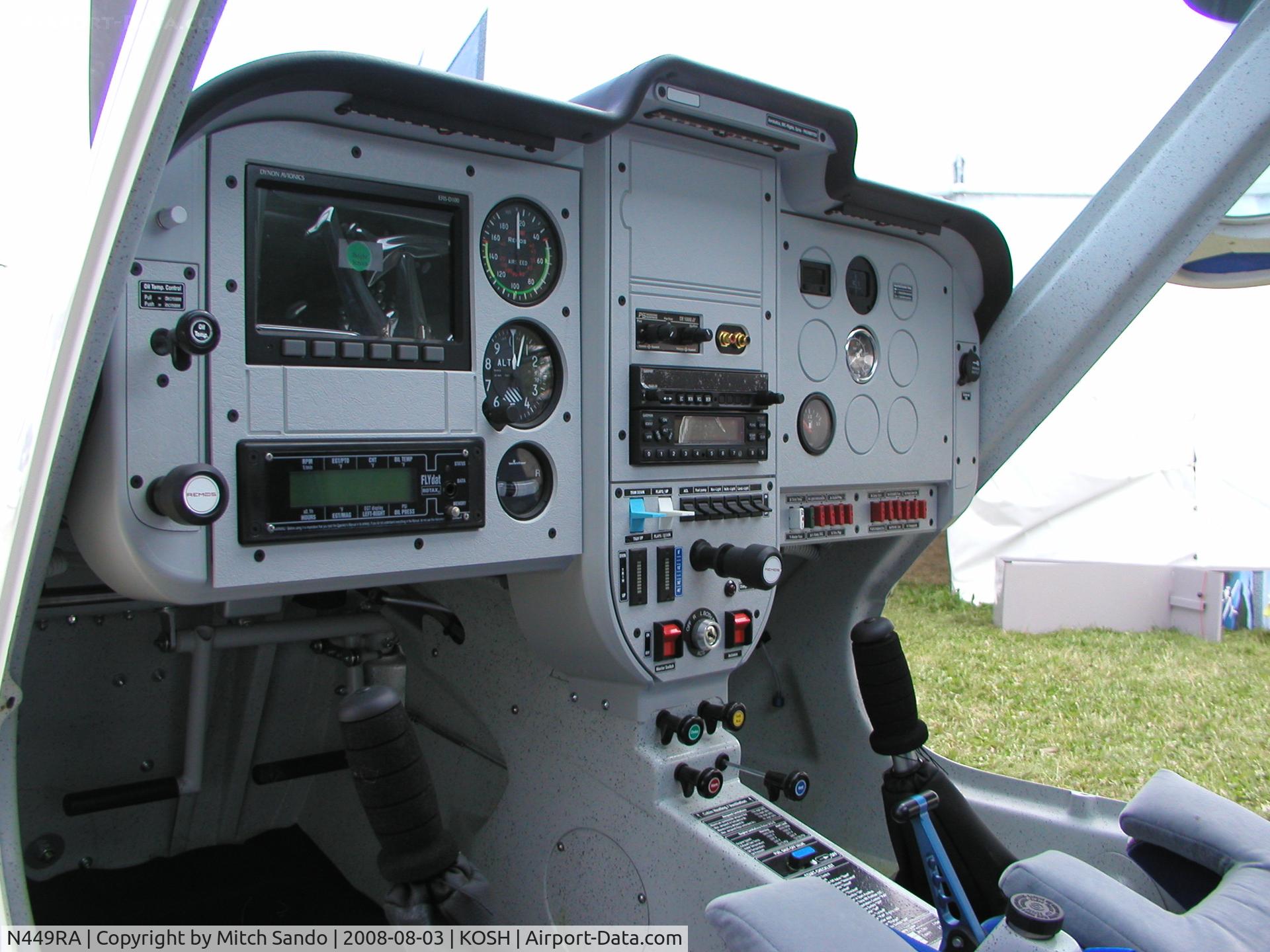 N449RA, 2008 Remos GX C/N 258, EAA AirVenture 2008.