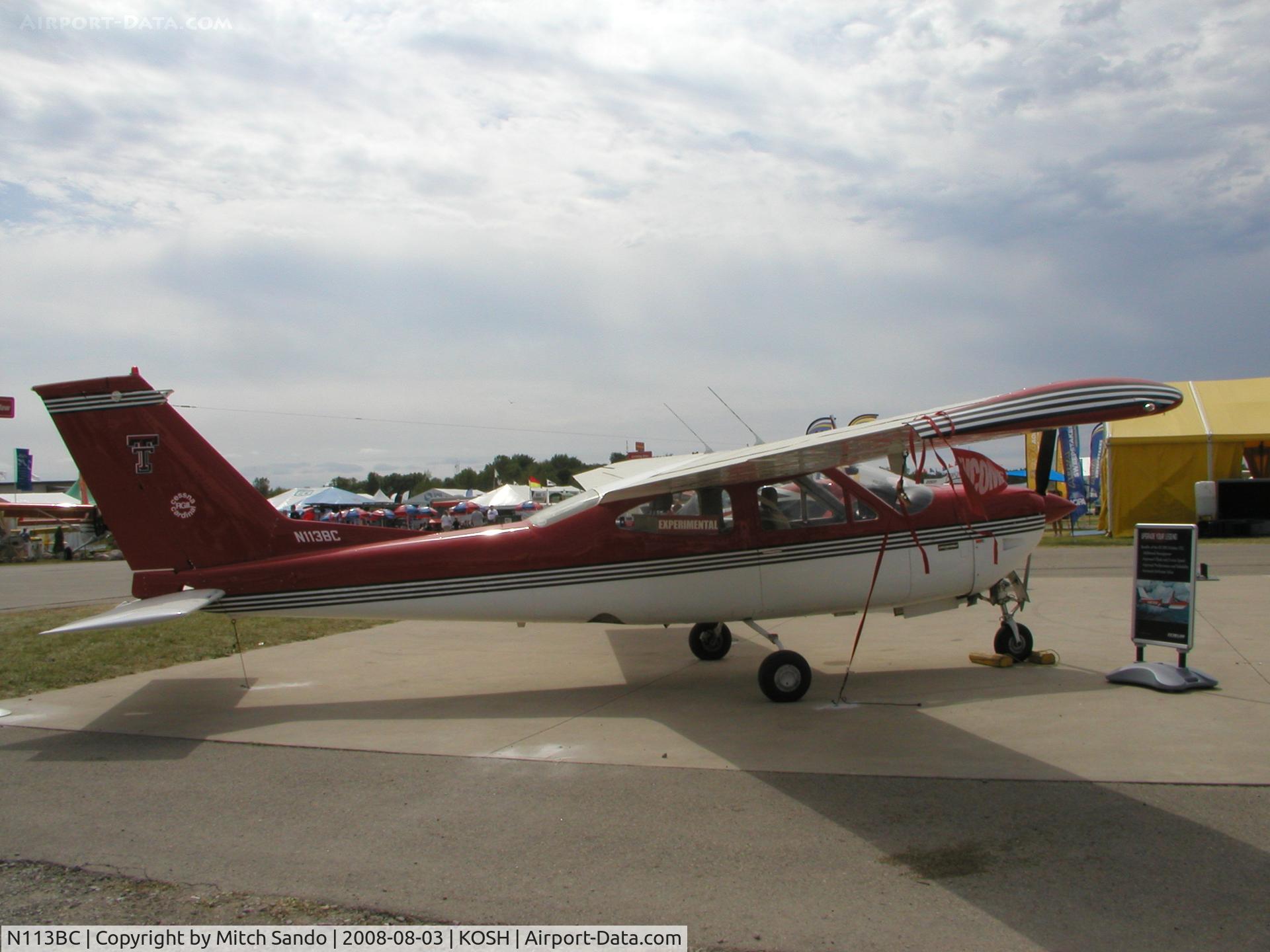 N113BC, 1975 Cessna 177RG Cardinal C/N 177RG0785, EAA AirVenture 2008.