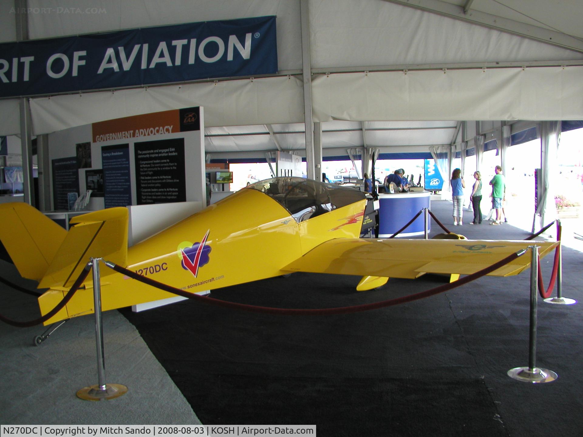 N270DC, Sonex Waiex C/N 0002, EAA AirVenture 2008.