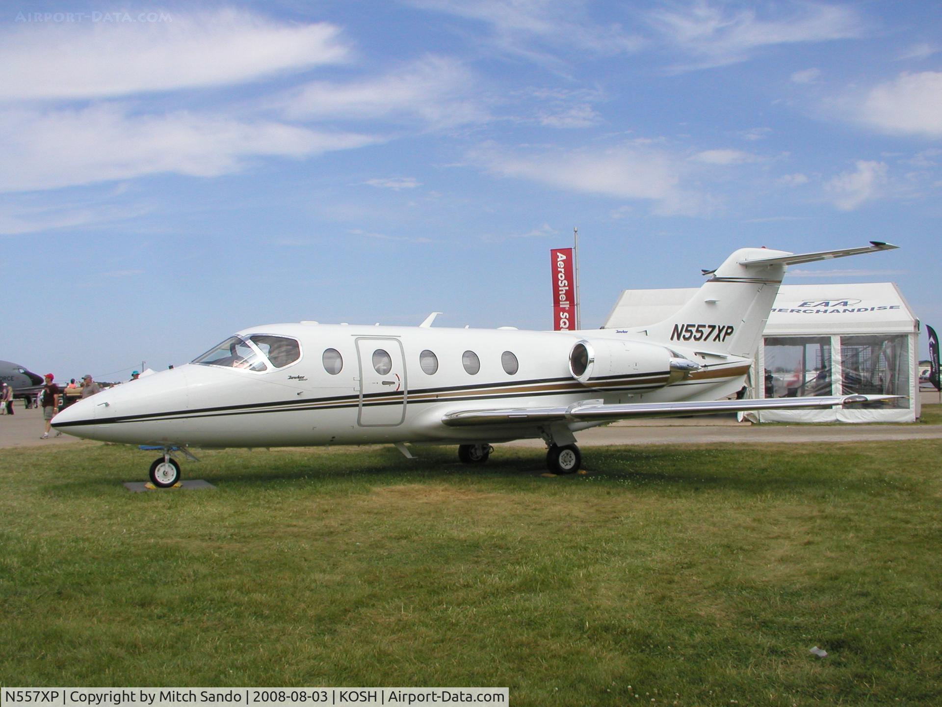 N557XP, 2008 Hawker Beechcraft 400A Beechjet C/N RK-557, EAA AirVenture 2008.
