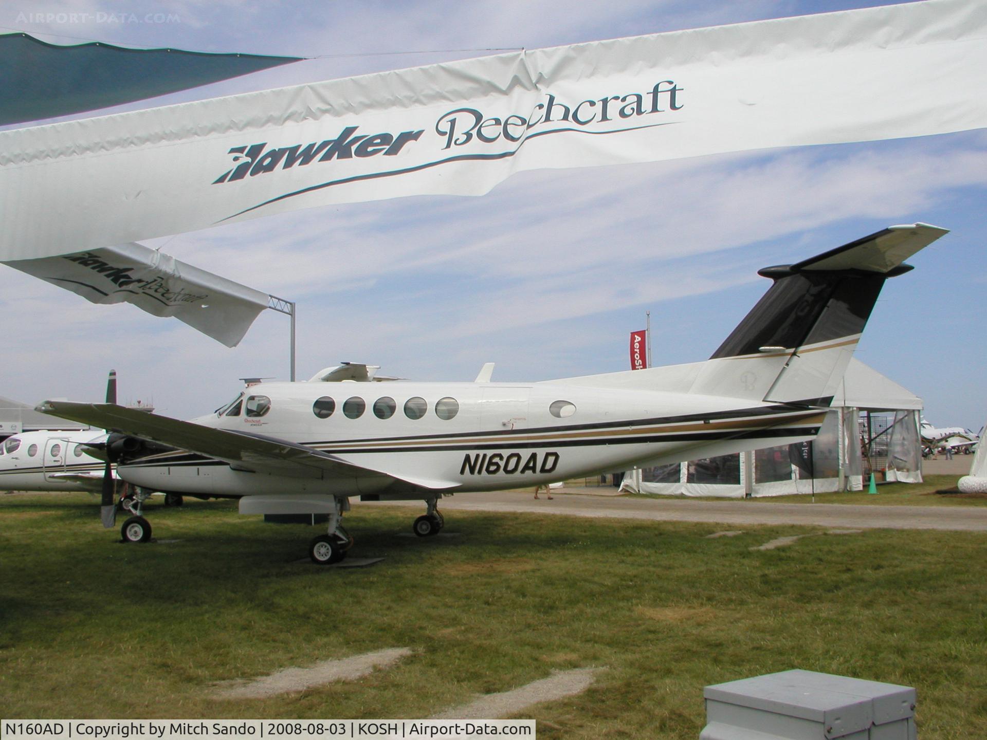 N160AD, 2008 Hawker Beechcraft B200GT King Air C/N BY-42, EAA AirVenture 2008.