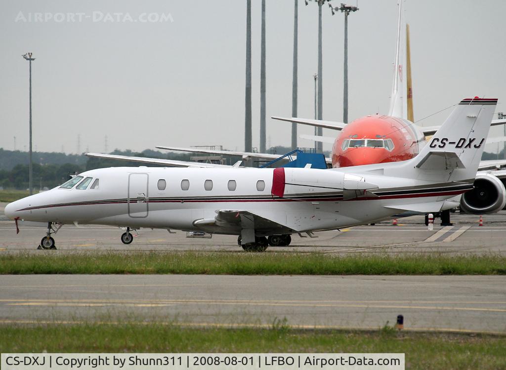 CS-DXJ, 2006 Cessna 560XL Citation Excel C/N 560-5627, Parked at the General Aviation area...