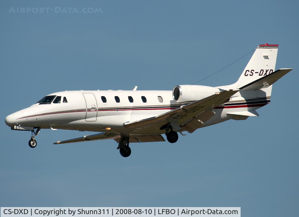 CS-DXD, 2005 Cessna 560XL Citation Excel C/N 560-5568, Landing rwy 32R...