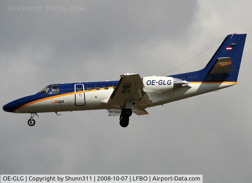 OE-GLG, 2001 Cessna 550 C/N 550-0977, Landing rwy 32L...