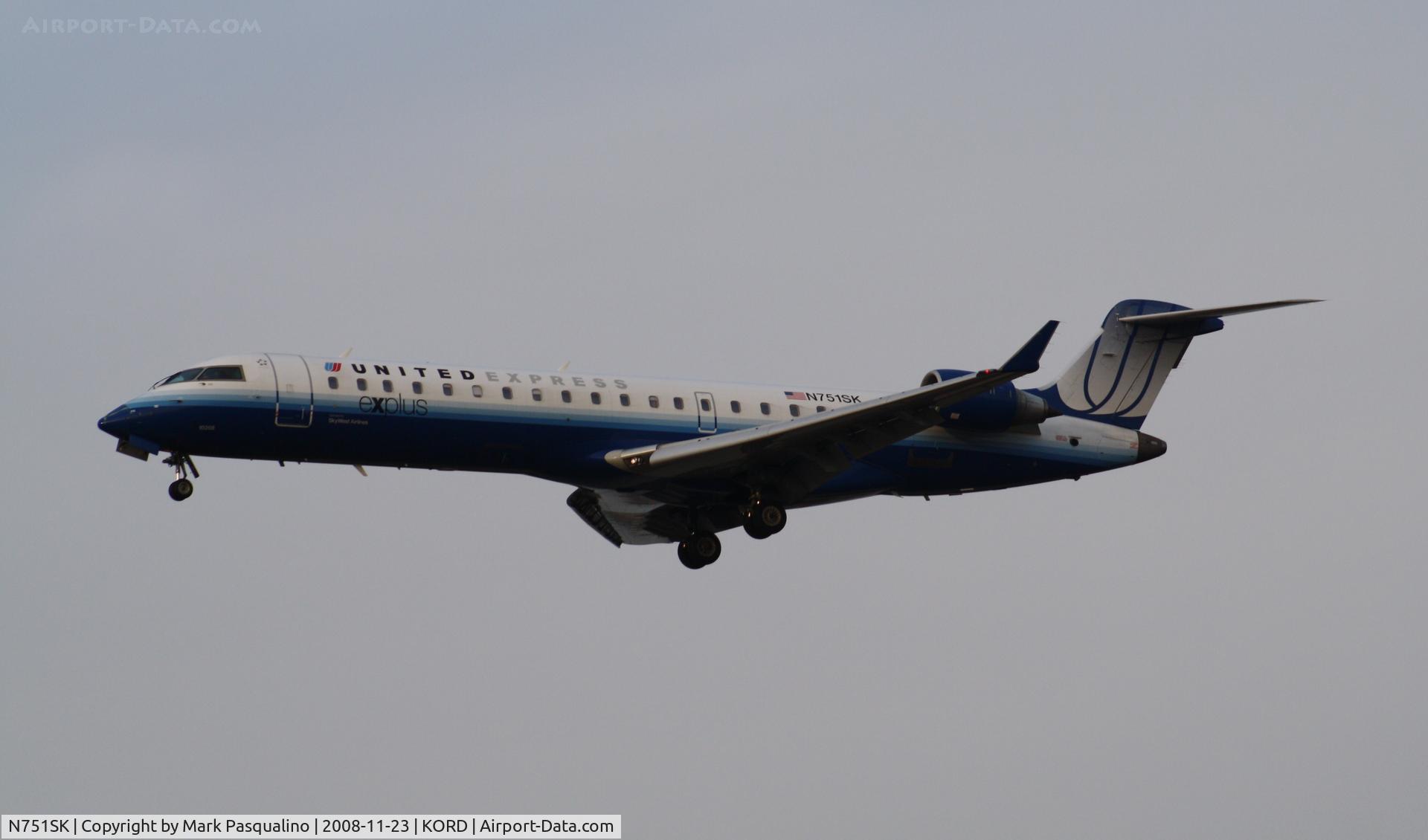 N751SK, 2005 Bombardier CRJ-701ER (CL-600-2C10) Regional Jet C/N 10208, CL-600-2C10