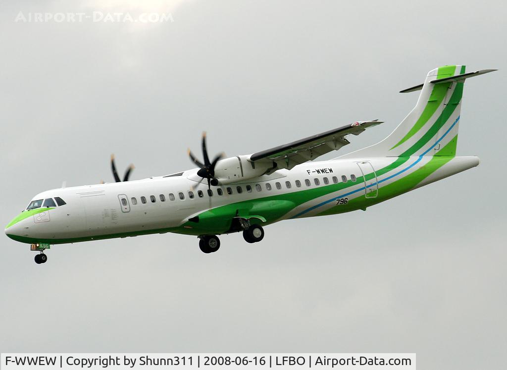 F-WWEW, 2008 ATR 72-212A C/N 796, C/n 796 - To be EC-KSG