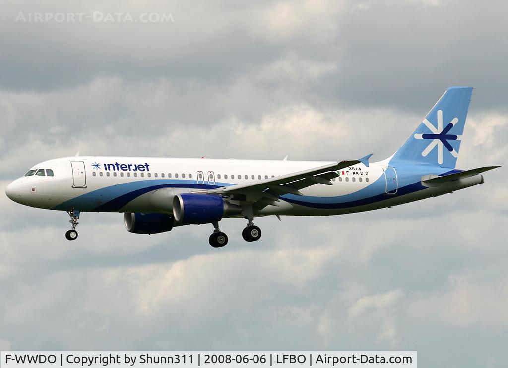 F-WWDO, 2008 Airbus A320-214 C/N 3514, C/n 3514 - To be XA-JCV