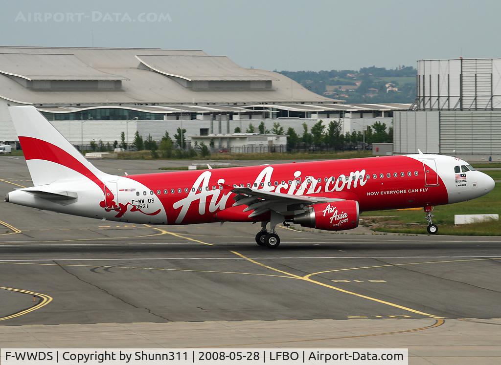 F-WWDS, 2008 Airbus A320-216 C/N 3521, C/n 3521 - To be 9M-AHL
