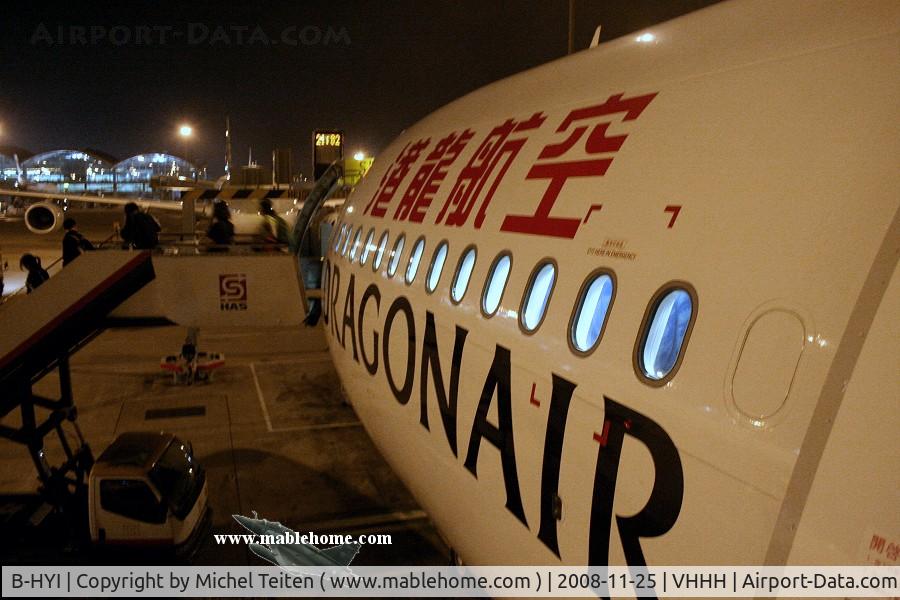 B-HYI, 2002 Airbus A330-343 C/N 479, Dragonair KA431 arriving from Koahsiung