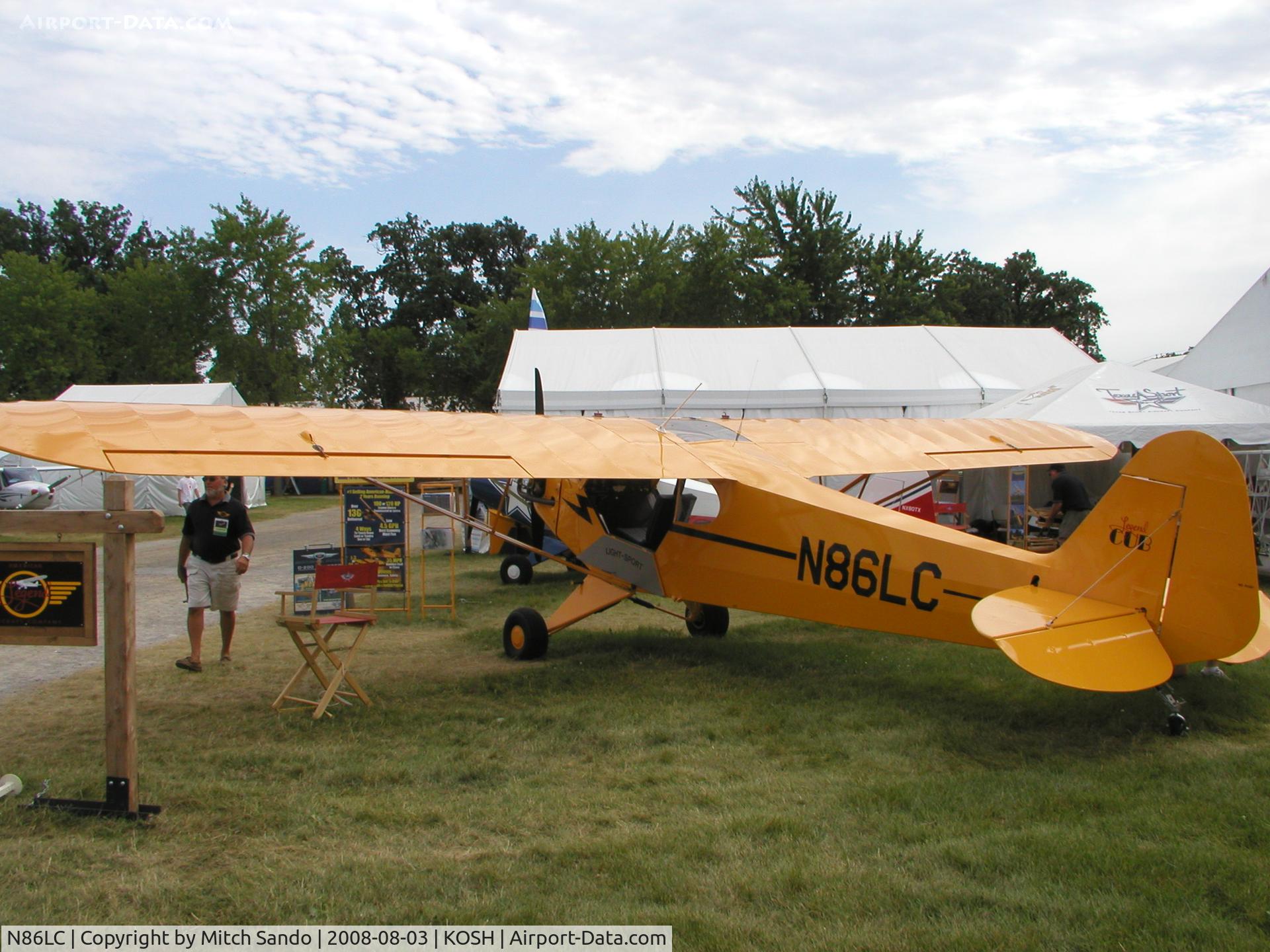 N86LC, 2008 American Legend AL3 C/N AL-1128, EAA AirVenture 2008.