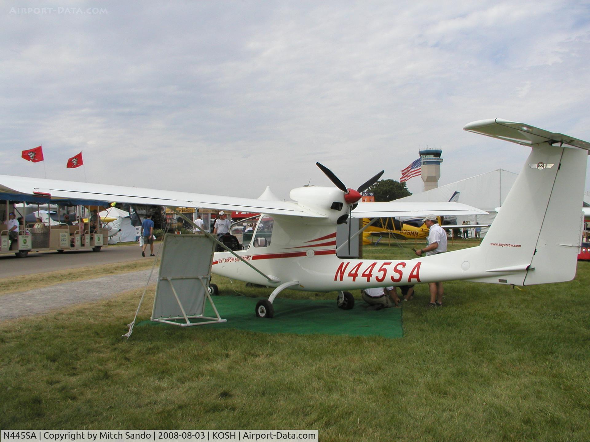 N445SA, 2007 Iniziative Industriali Italiane Sky Arrow 600 Sport C/N LSA008, EAA AirVenture 2008.
