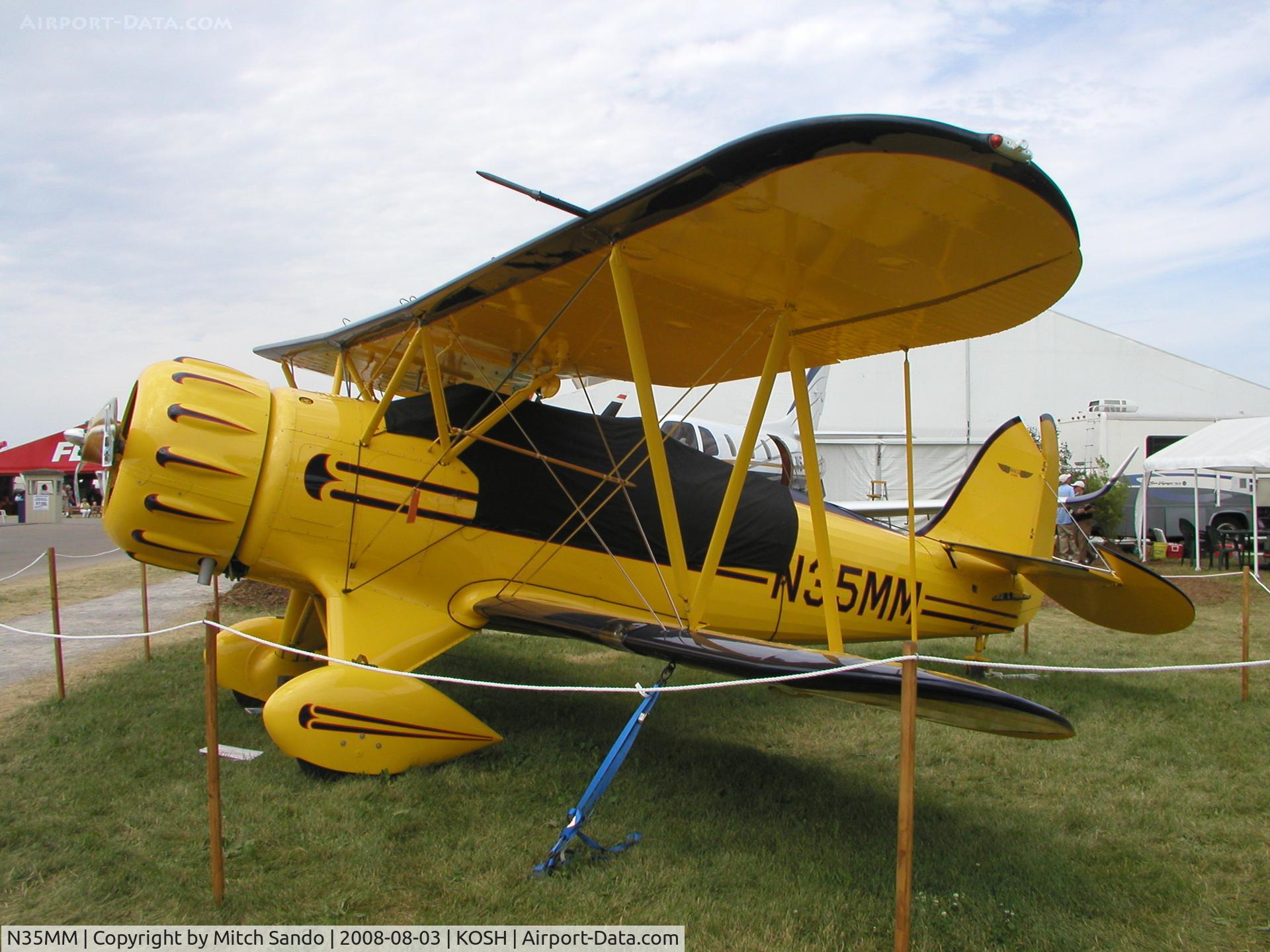 N35MM, 2001 Waco YMF-F5C C/N F5C-094, EAA AirVenture 2008.
