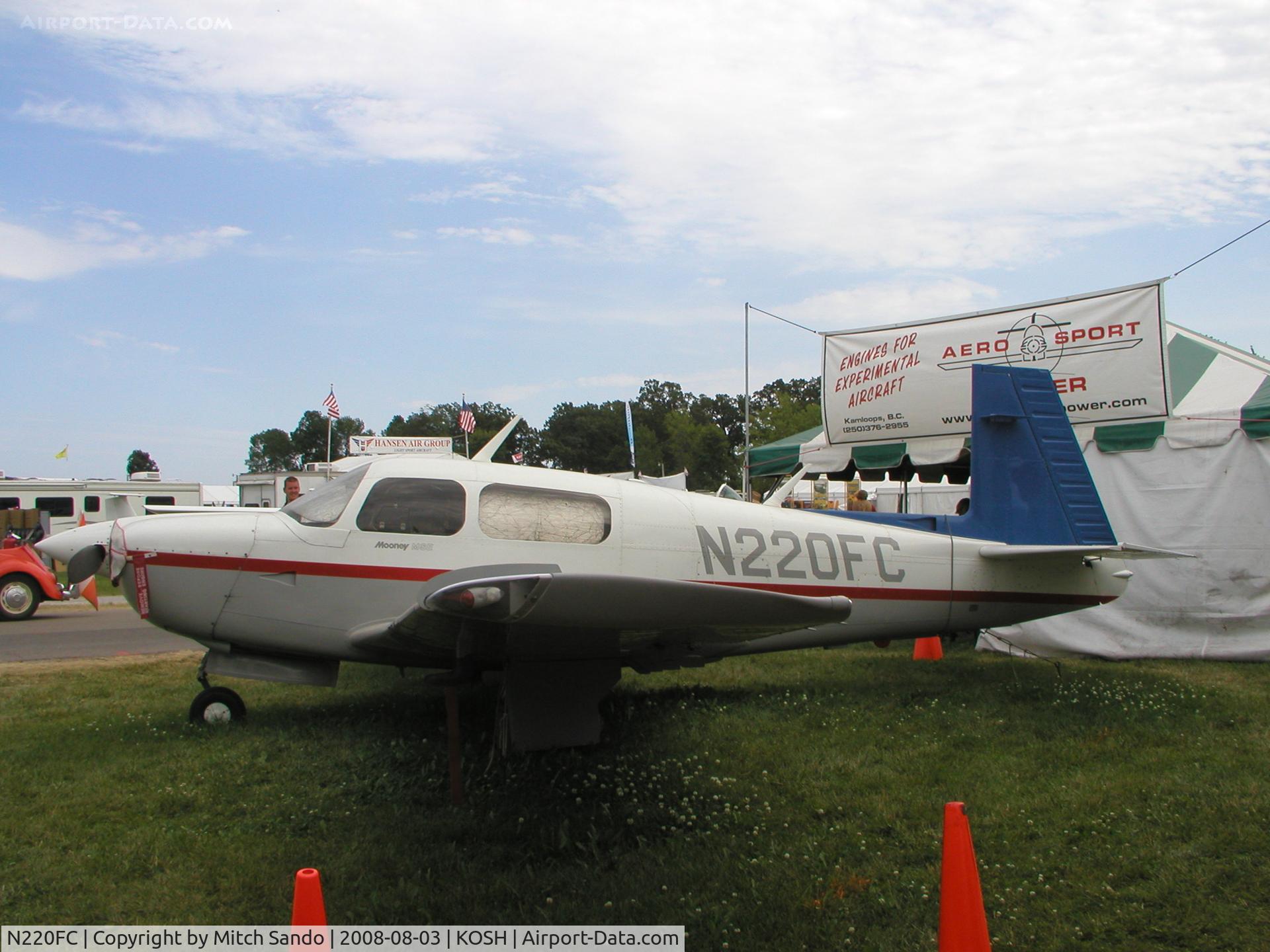 N220FC, 1993 Mooney M20J 201 C/N 24-3282, EAA AirVenture 2008.