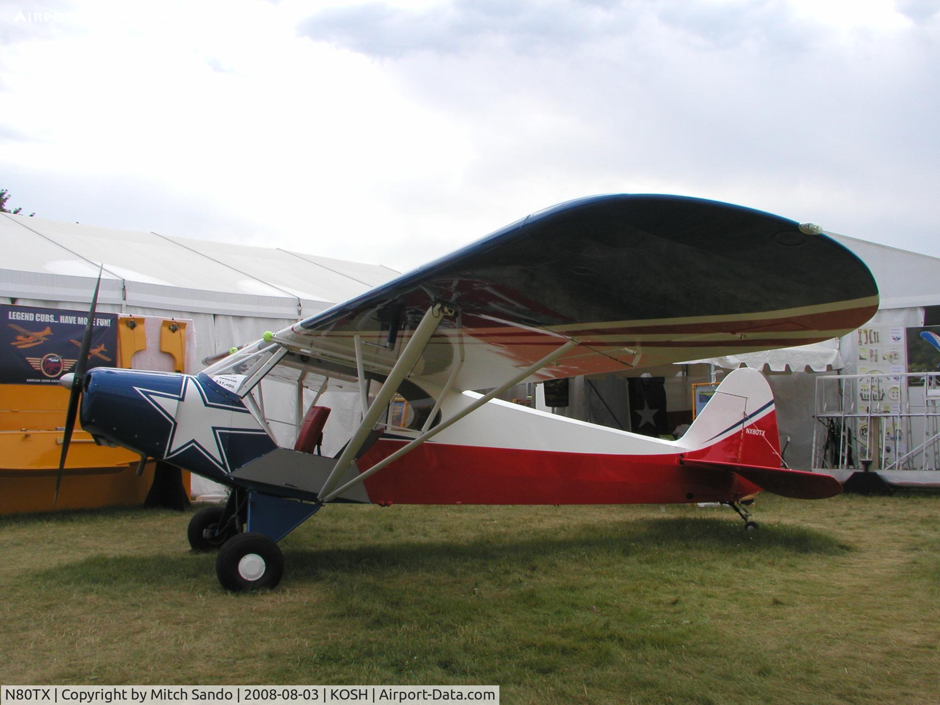 N80TX, 2007 Texas Sport Aircraft Co TX-11 C/N TX-1001, EAA AirVenture 2008.