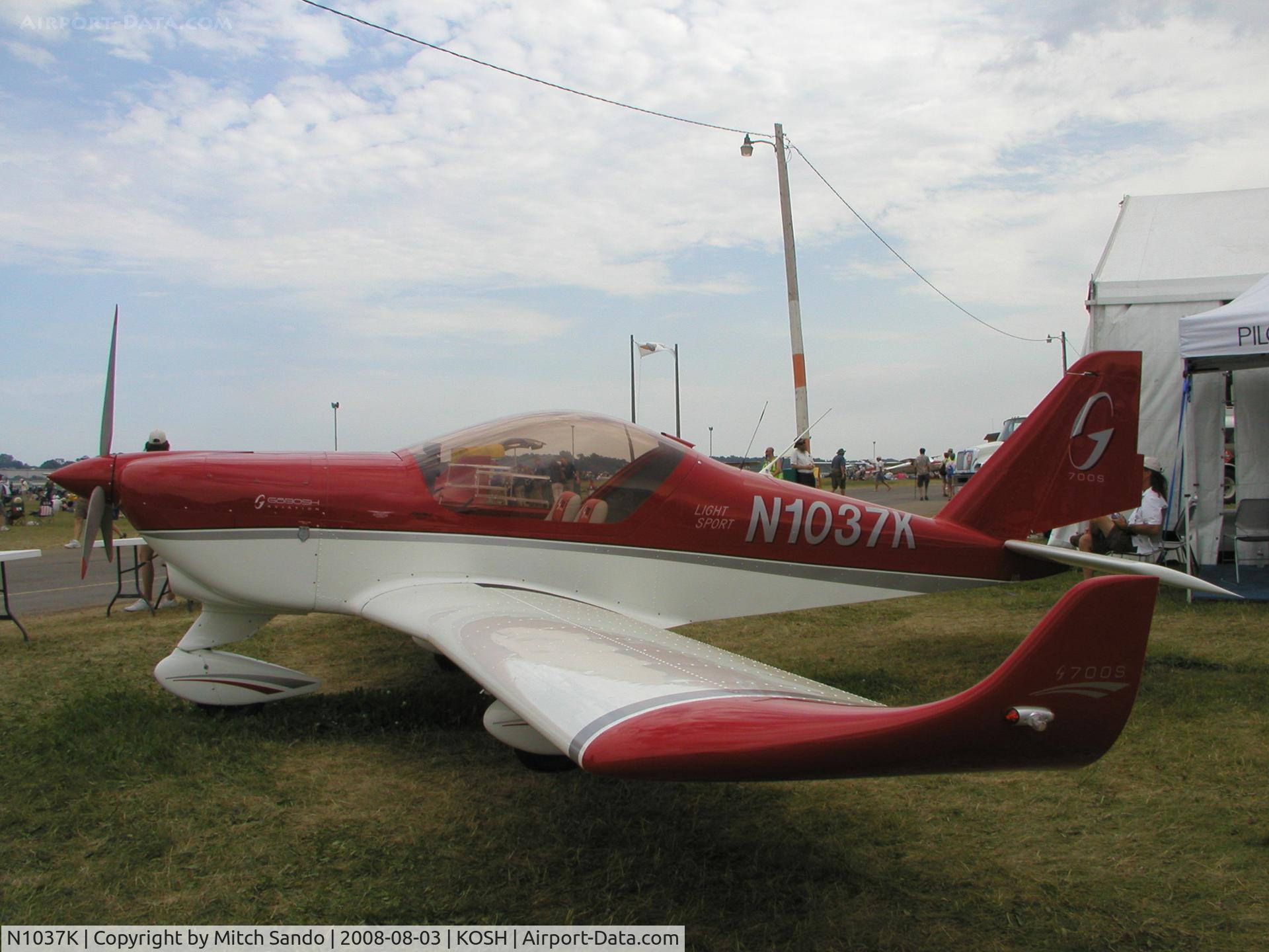 N1037K, 2008 Aero AT-4 LSA C/N AT4-014, EAA AirVenture 2008.