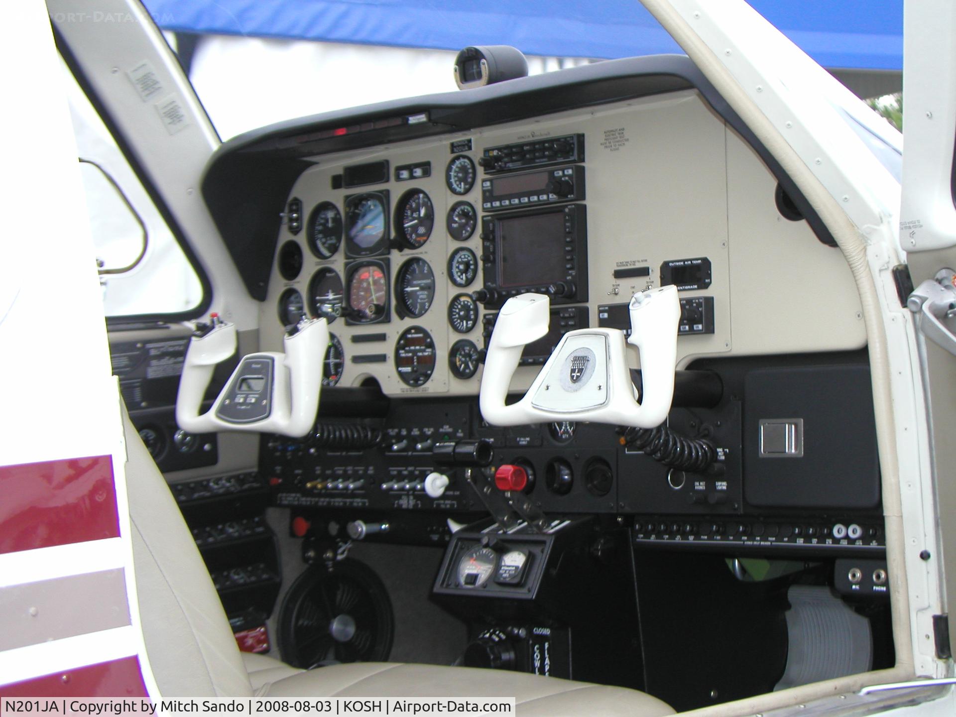 N201JA, Raytheon A36 C/N E-3501, EAA AirVenture 2008.