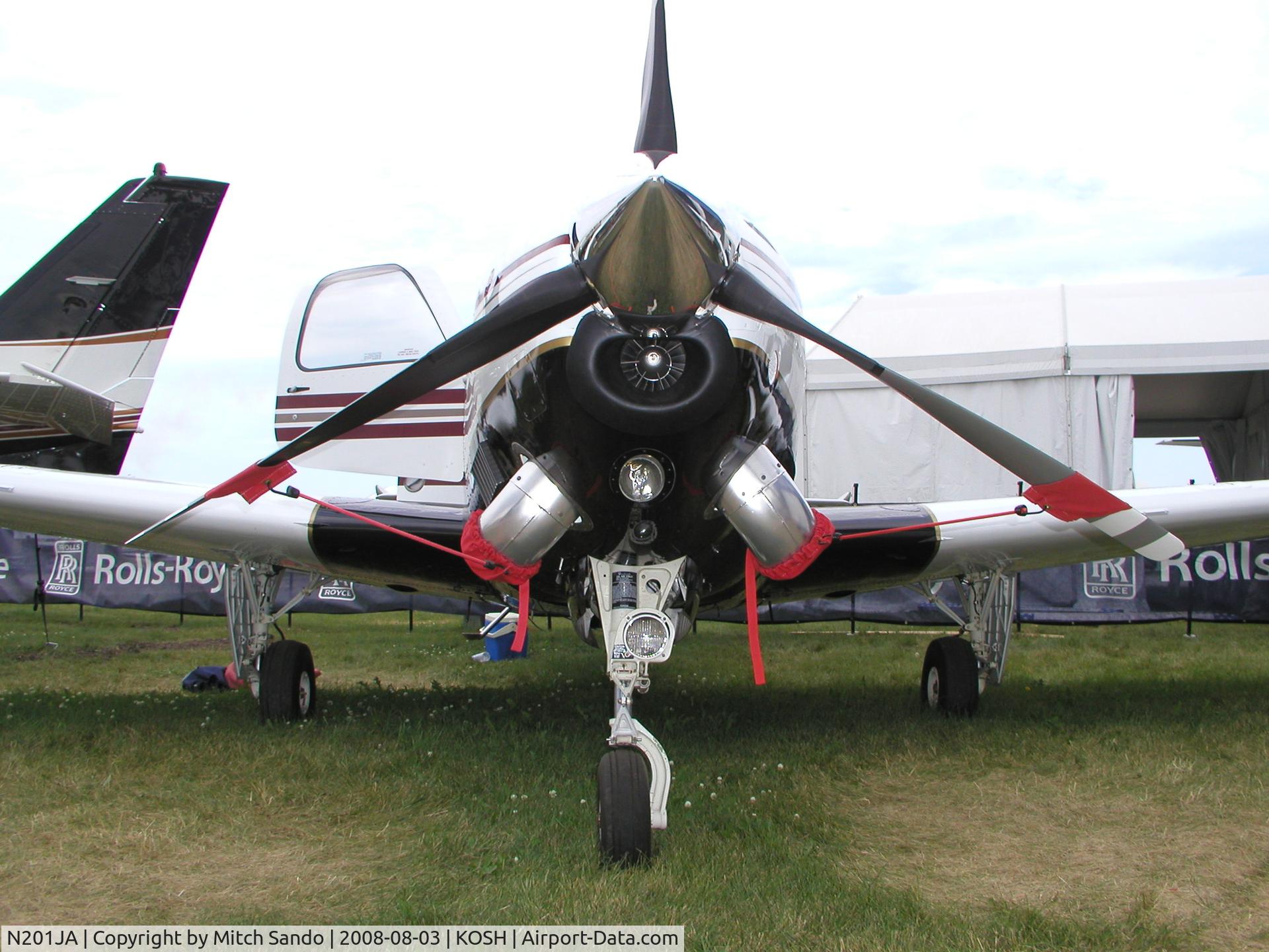 N201JA, Raytheon A36 C/N E-3501, EAA AirVenture 2008.