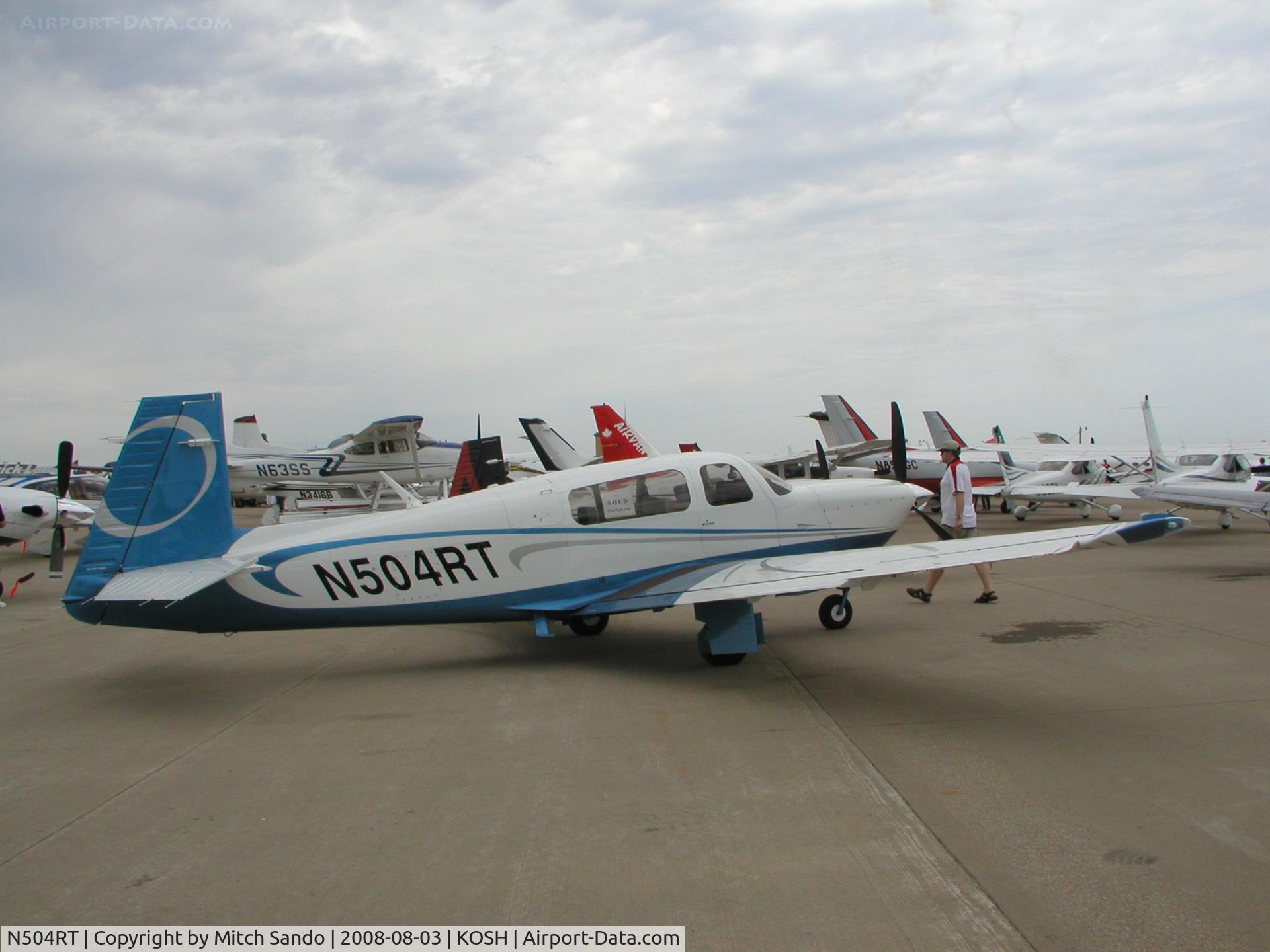 N504RT, 2008 Mooney M20R Ovation C/N 29-0504, EAA AirVenture 2008.