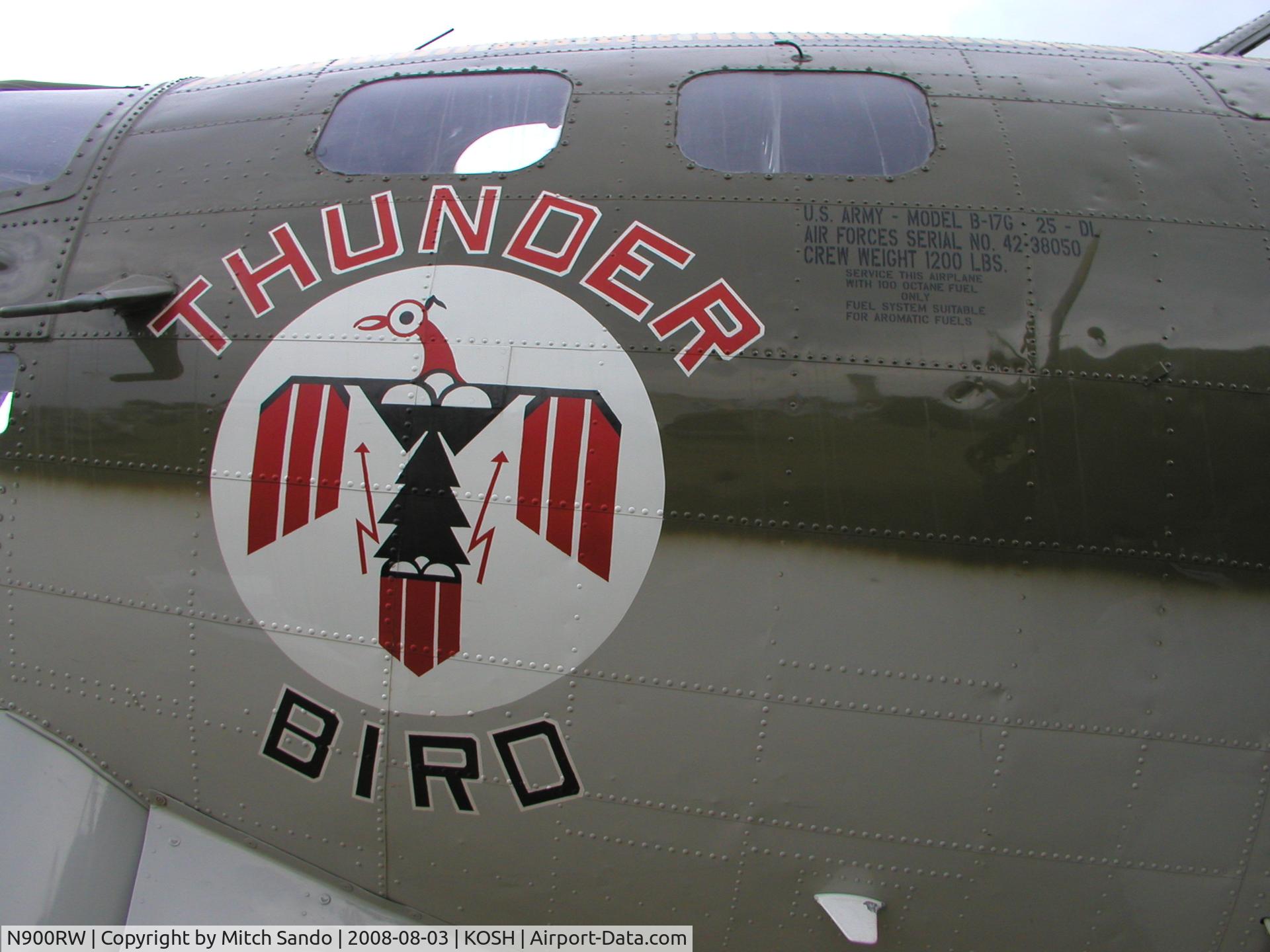 N900RW, 1944 Boeing B-17G Flying Fortress C/N 8627, EAA AirVenture 2008.