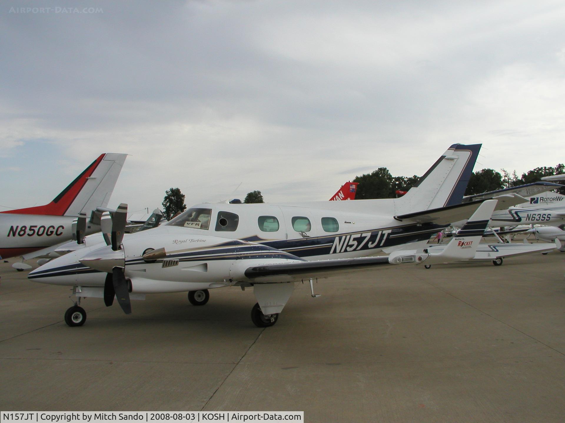 N157JT, 1982 Beech B-60 Duke C/N P-589, EAA AirVenture 2008.