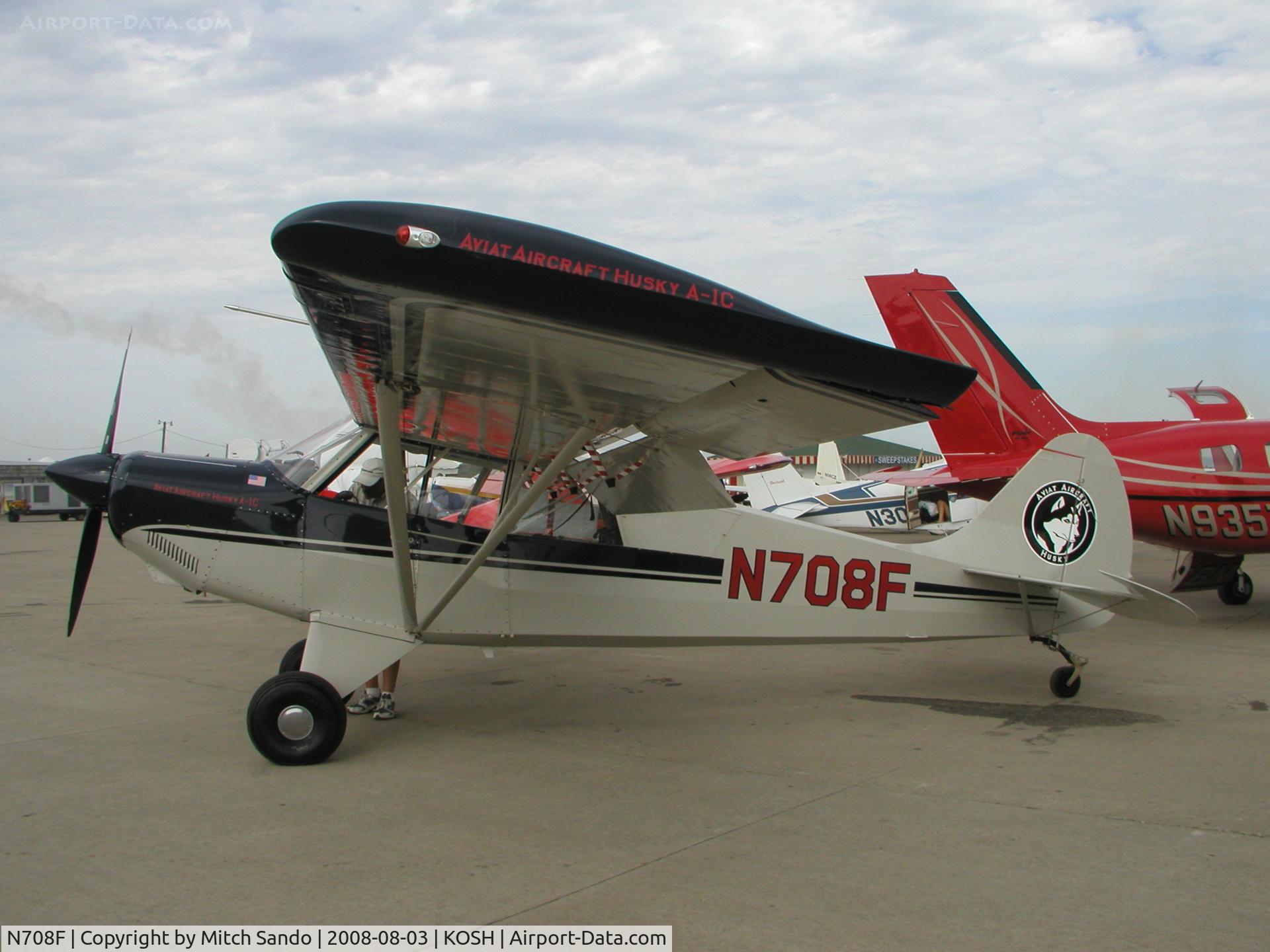 N708F, 2008 Aviat A-1C-180 Husky C/N 3030, EAA AirVenture 2008.