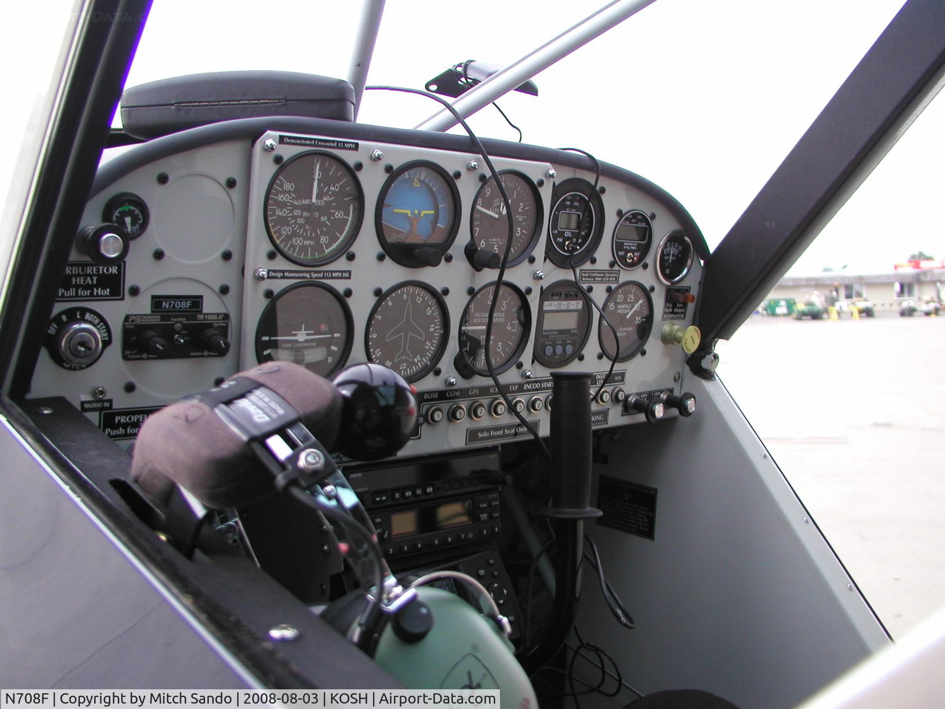 N708F, 2008 Aviat A-1C-180 Husky C/N 3030, EAA AirVenture 2008.