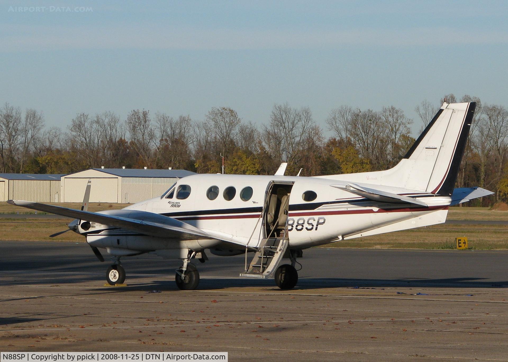 N88SP, 1968 Beech 65-A90 C/N LJ-116, Parked at Downtown Shreveport.