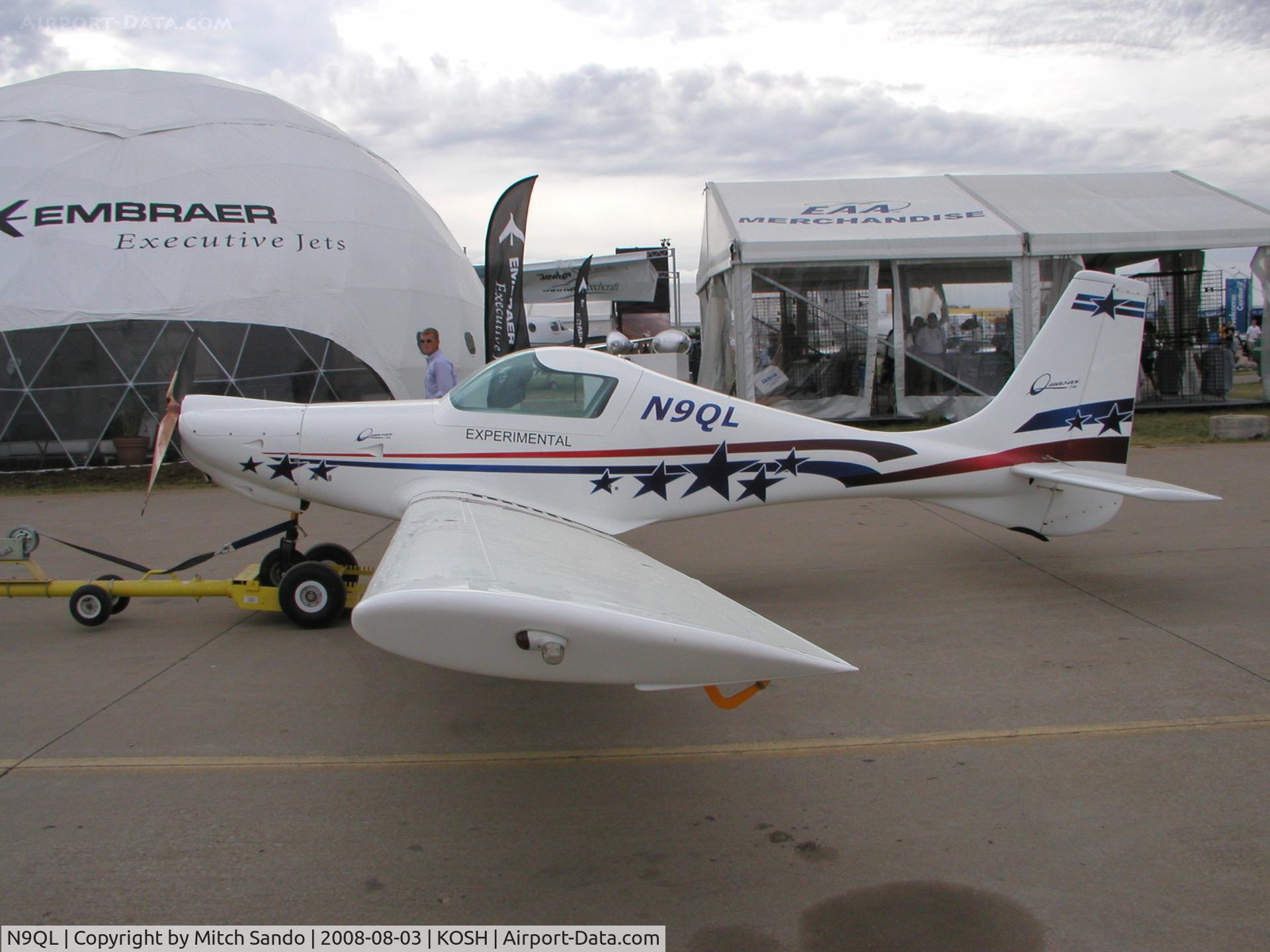 N9QL, 2007 Quasar 214SL C/N 009, EAA AirVenture 2008.