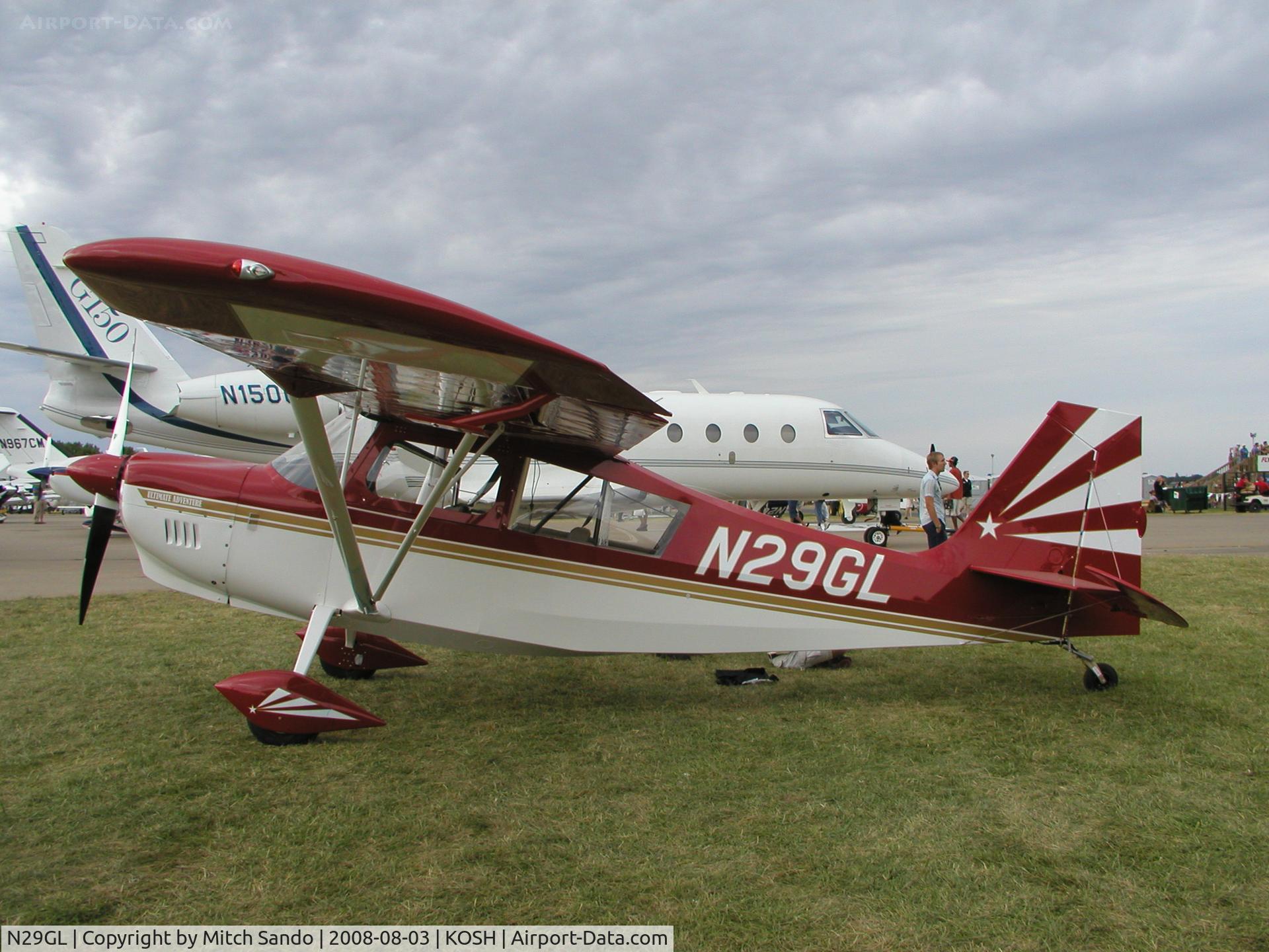 N29GL, 2008 American Champion 7GCAA Citabria C/N 517-2008, EAA AirVenture 2008.