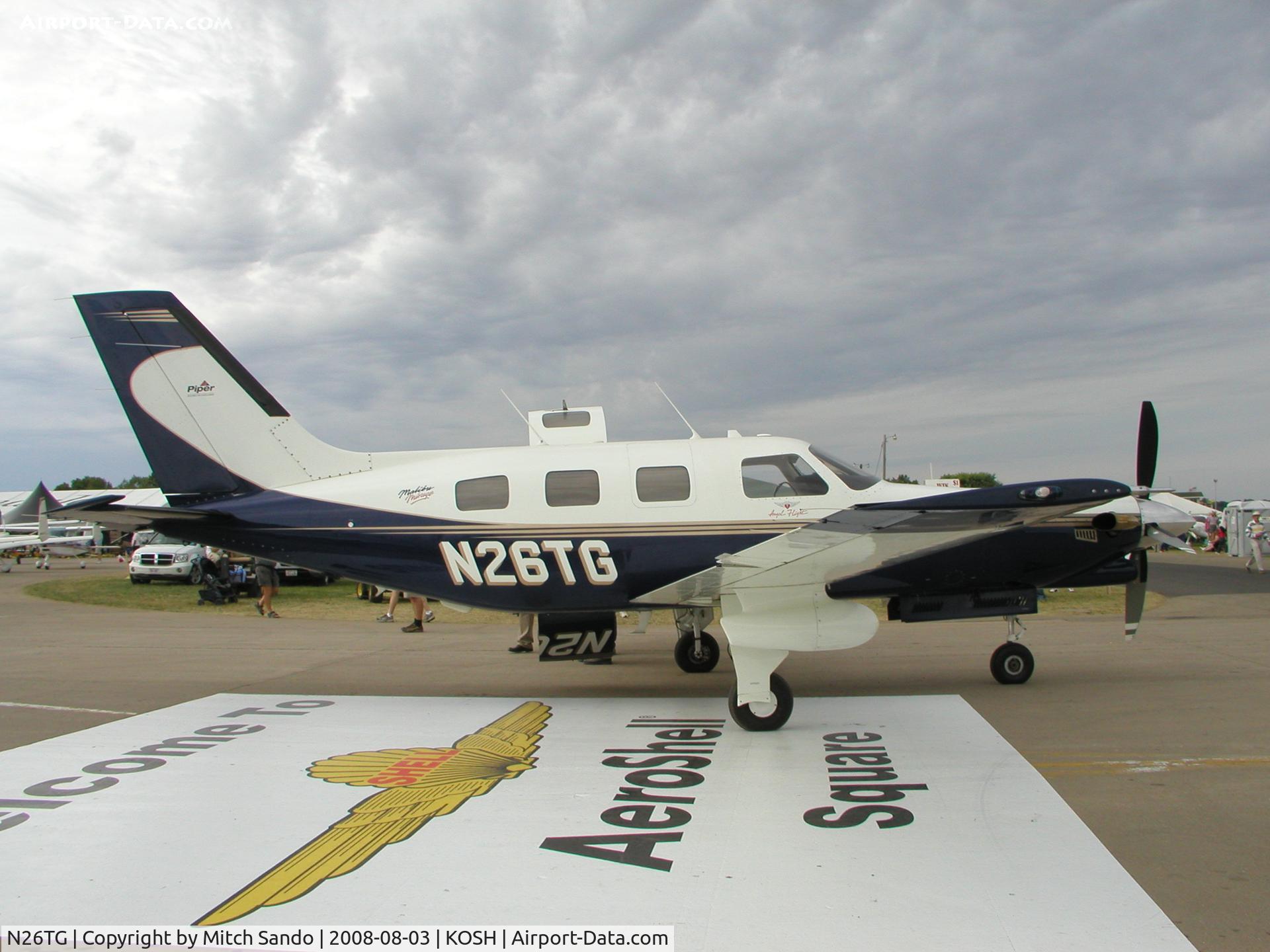 N26TG, 1999 Piper PA-46-350P Malibu Mirage C/N 4636193, EAA AirVenture 2008.