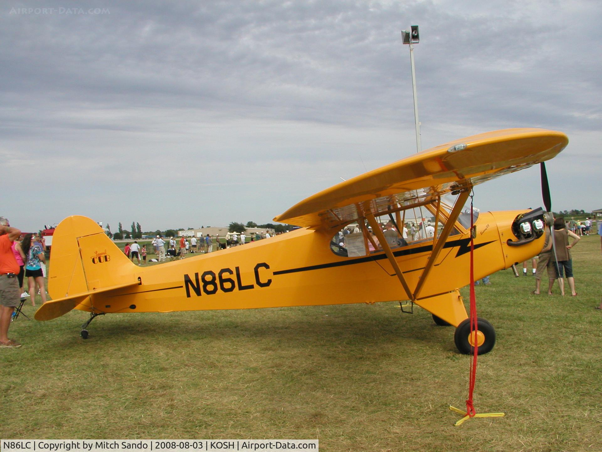 N86LC, 2008 American Legend AL3 C/N AL-1128, EAA AirVenture 2008.