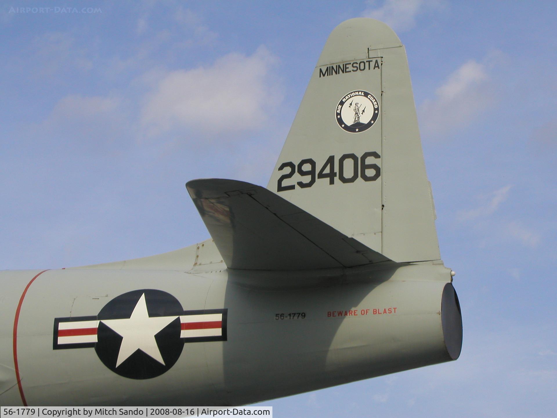 56-1779, 1956 Lockheed T-33A Shooting Star C/N 580-1129, T-33 in the parking lot of Legion Post 71 in Duluth, MN.