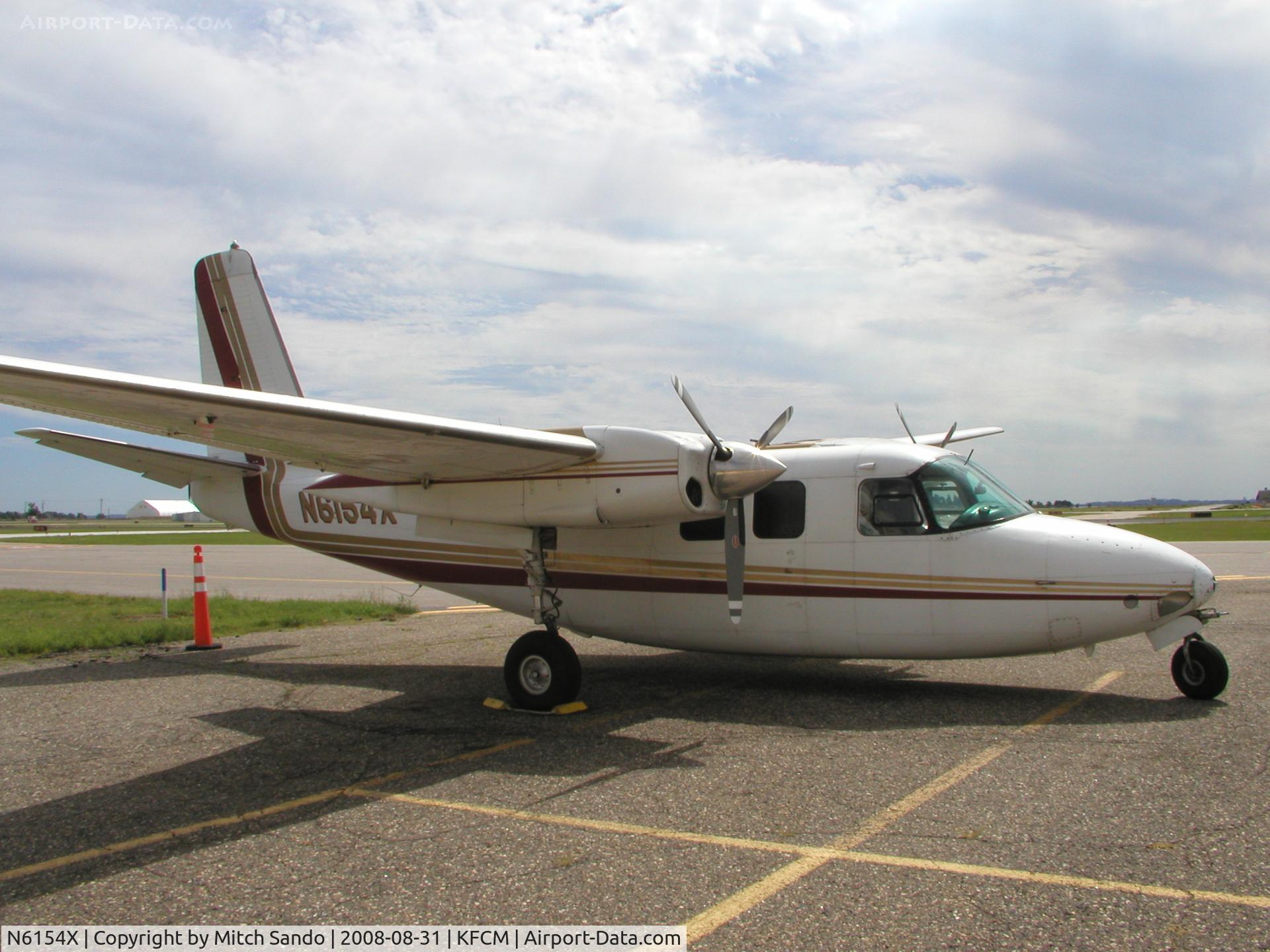 N6154X, 1960 Aero Commander 500-B C/N 500B-983-24, Parked on the ramp at Thunderbird.