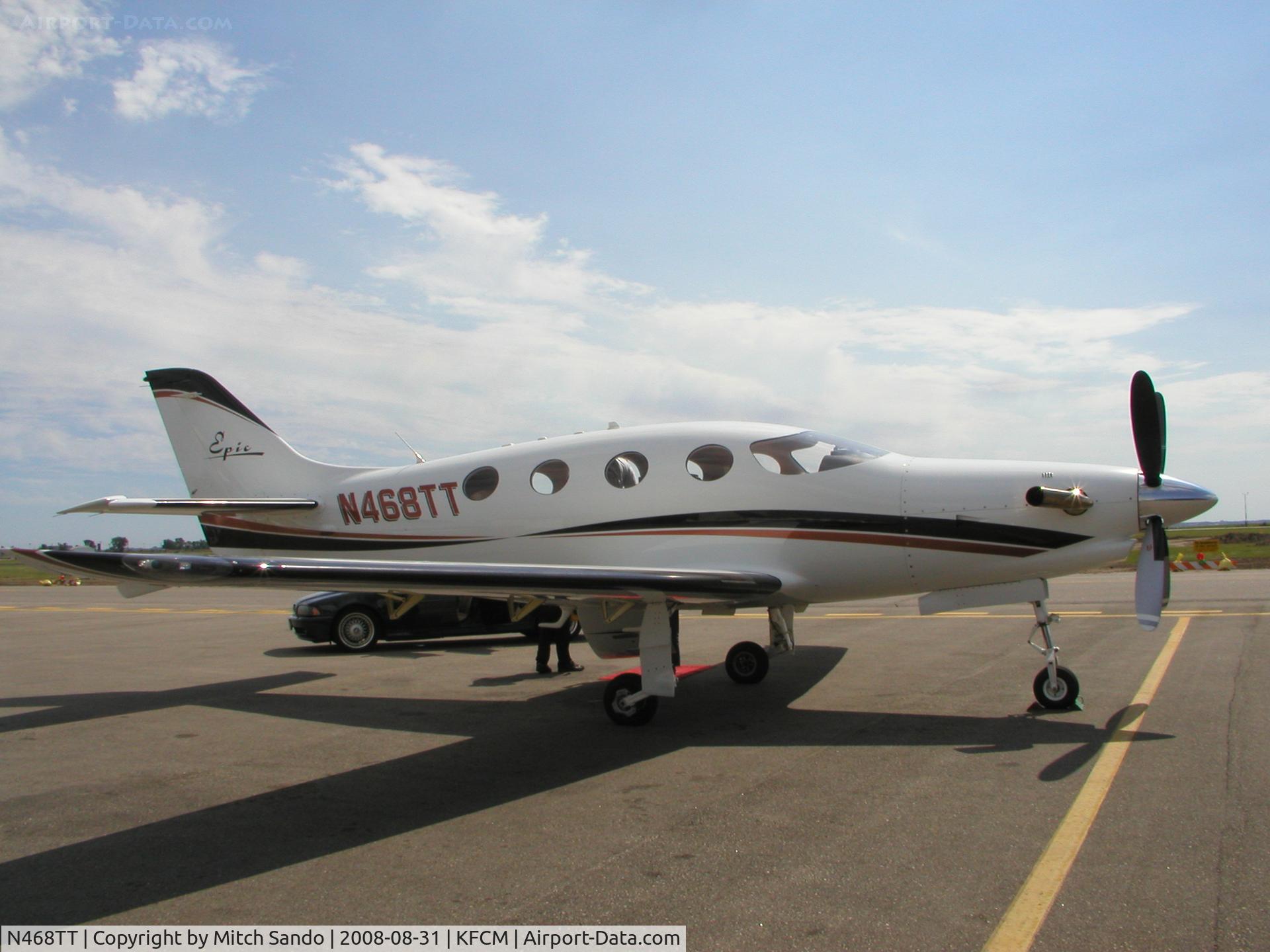 N468TT, 2006 AIR Epic LT C/N 012, Parked on the ramp at ASI Jet Center.